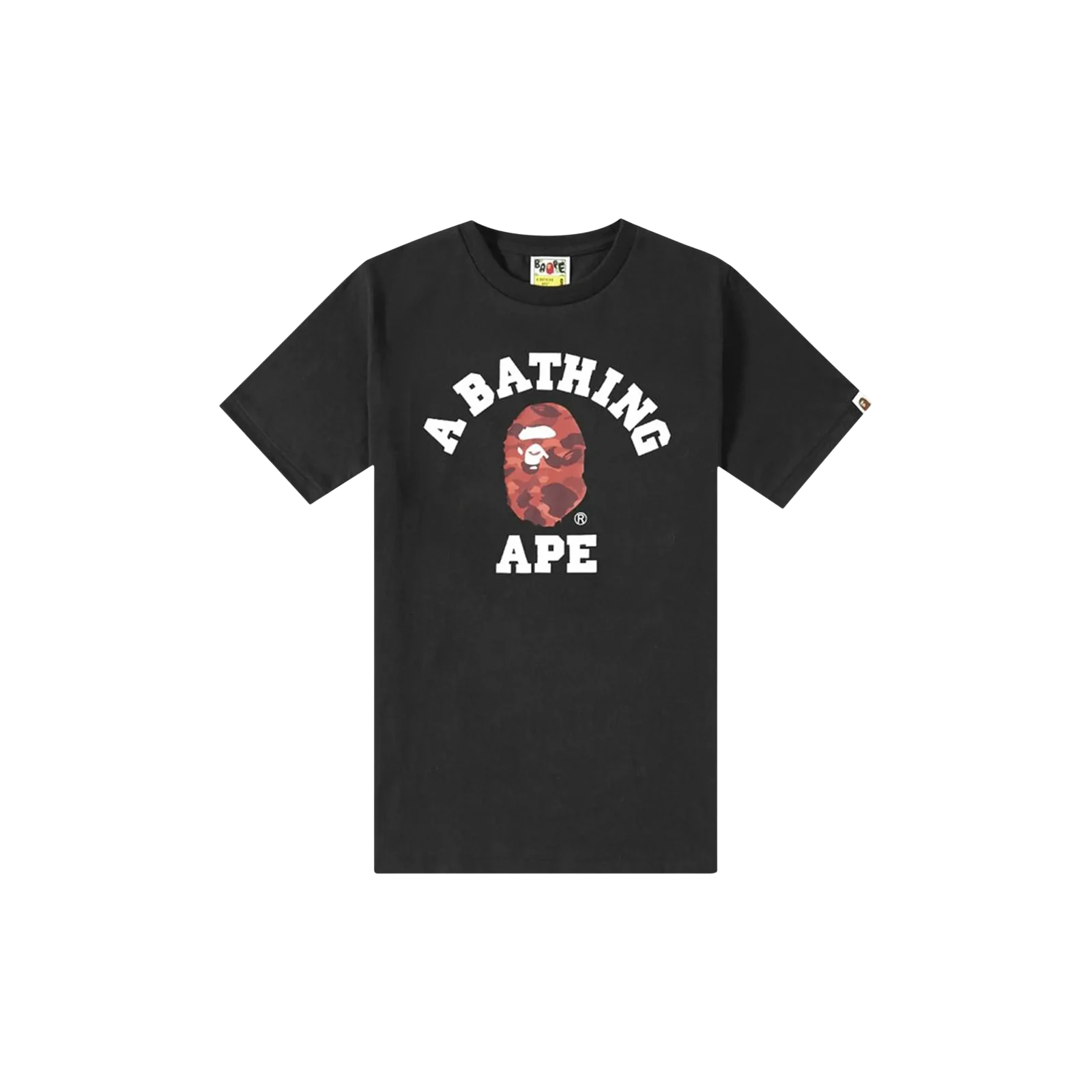 COLOR CAMO COLLEGE T-SHIRT « RED / BLACK »