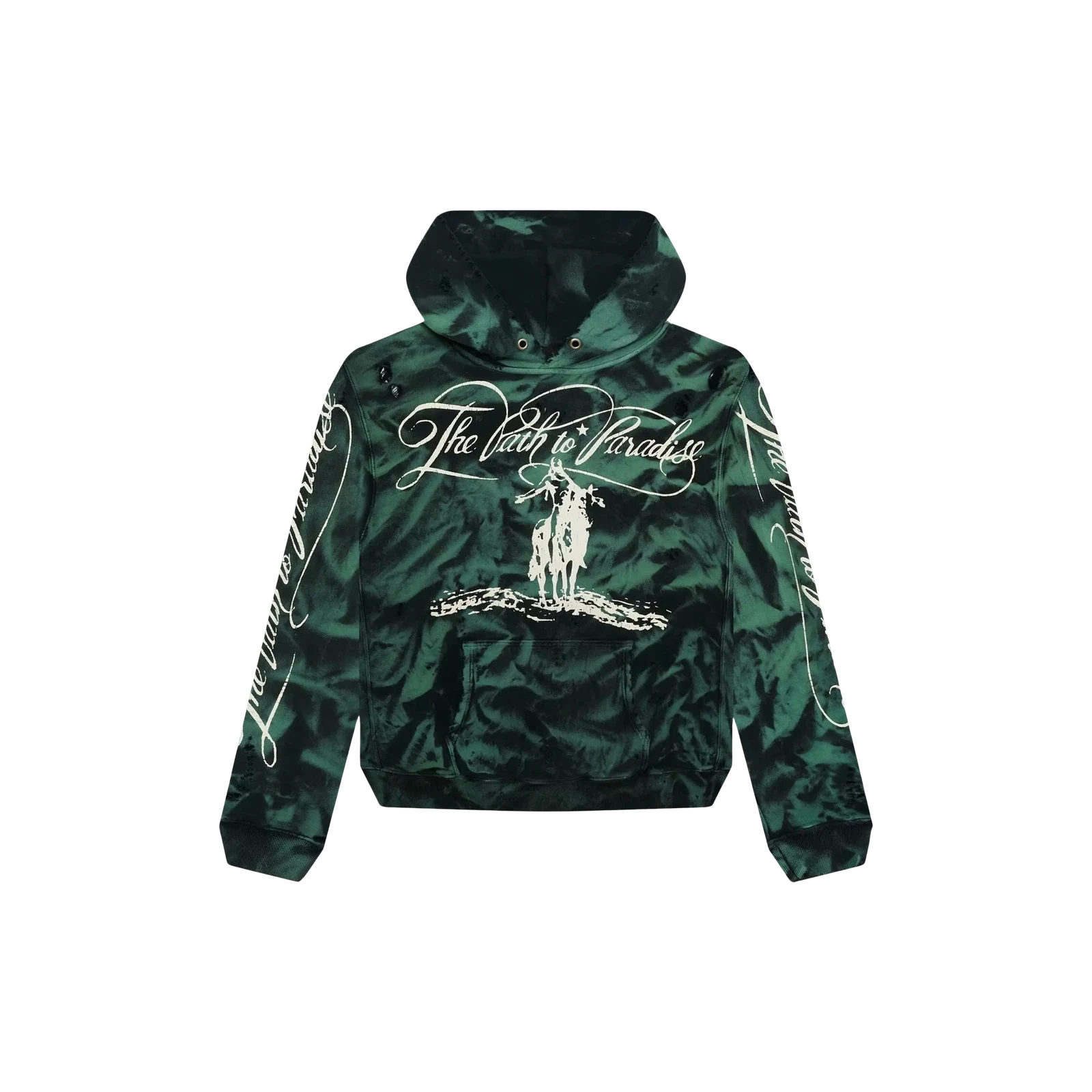 MARBLE PARADISE HOODIE « GREEN/BLACK »