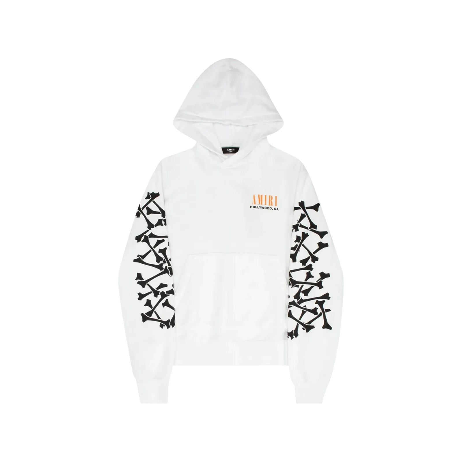 BONES HOODIE « WHITE/BLACK »