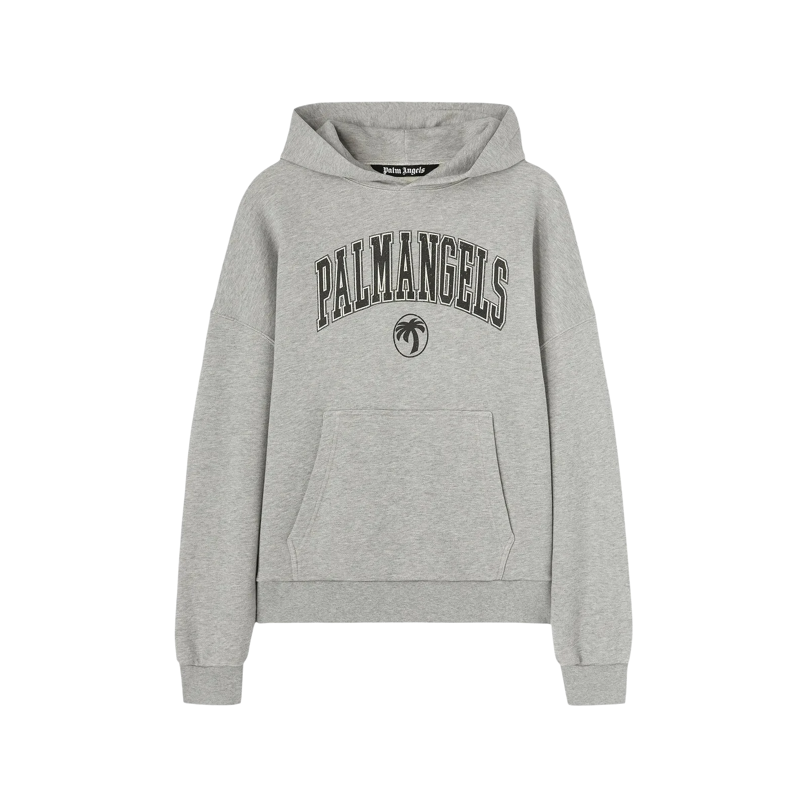 COLLEGE PALM HOODIE « GREY MELANGE/BLACK »
