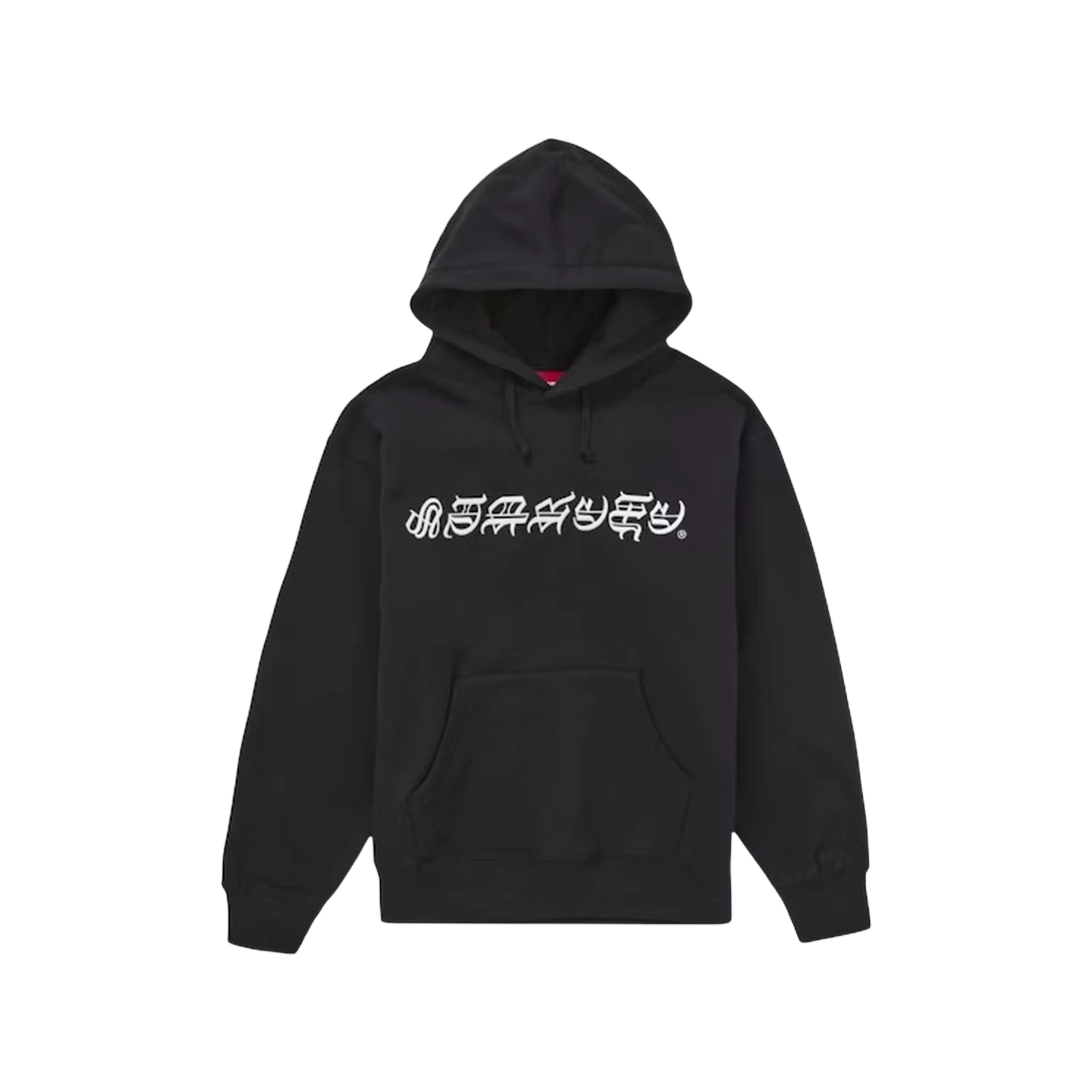 BLACKLETTER HOODED « BLACK »