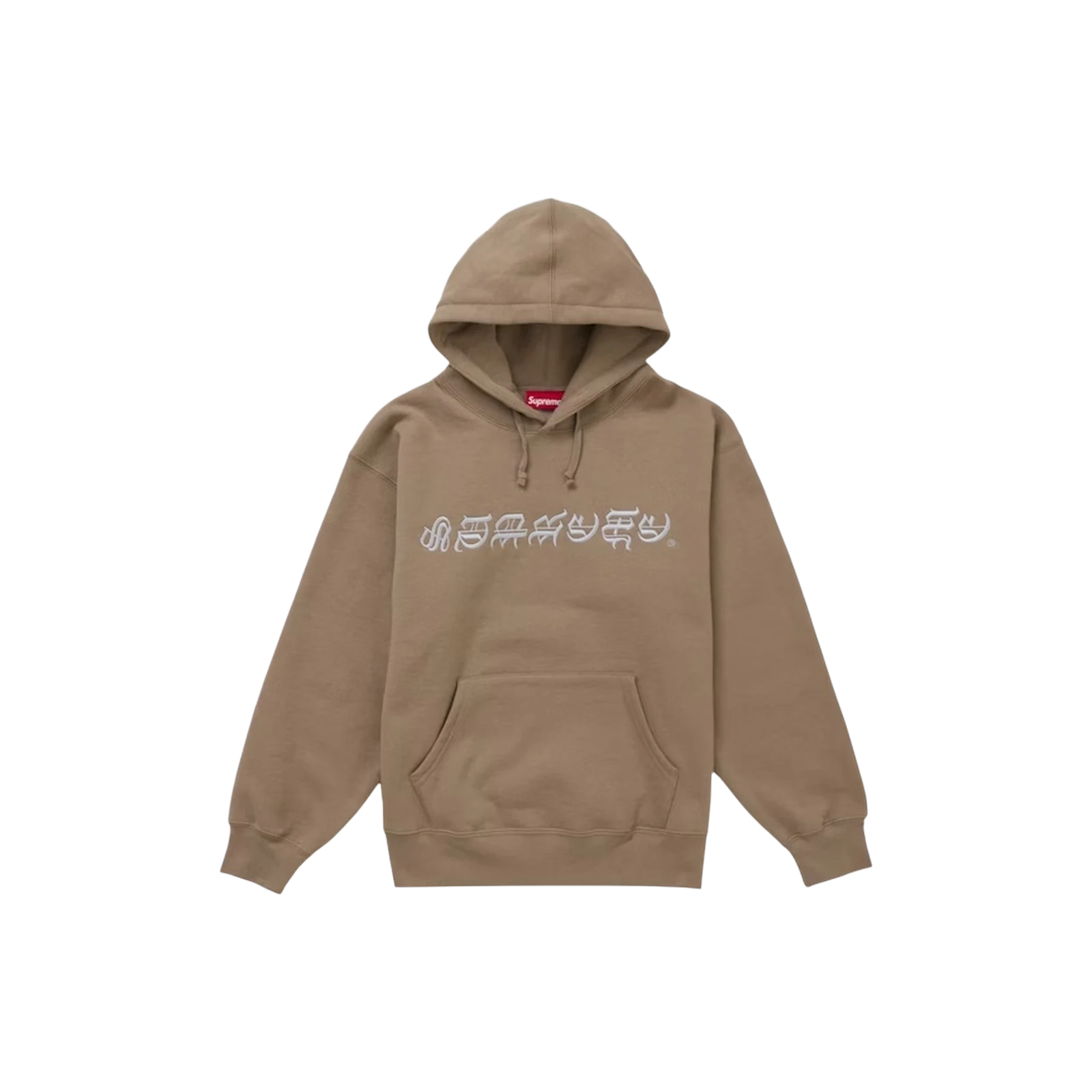 BLACKLETTER HOODED « DUSTY BROWN »