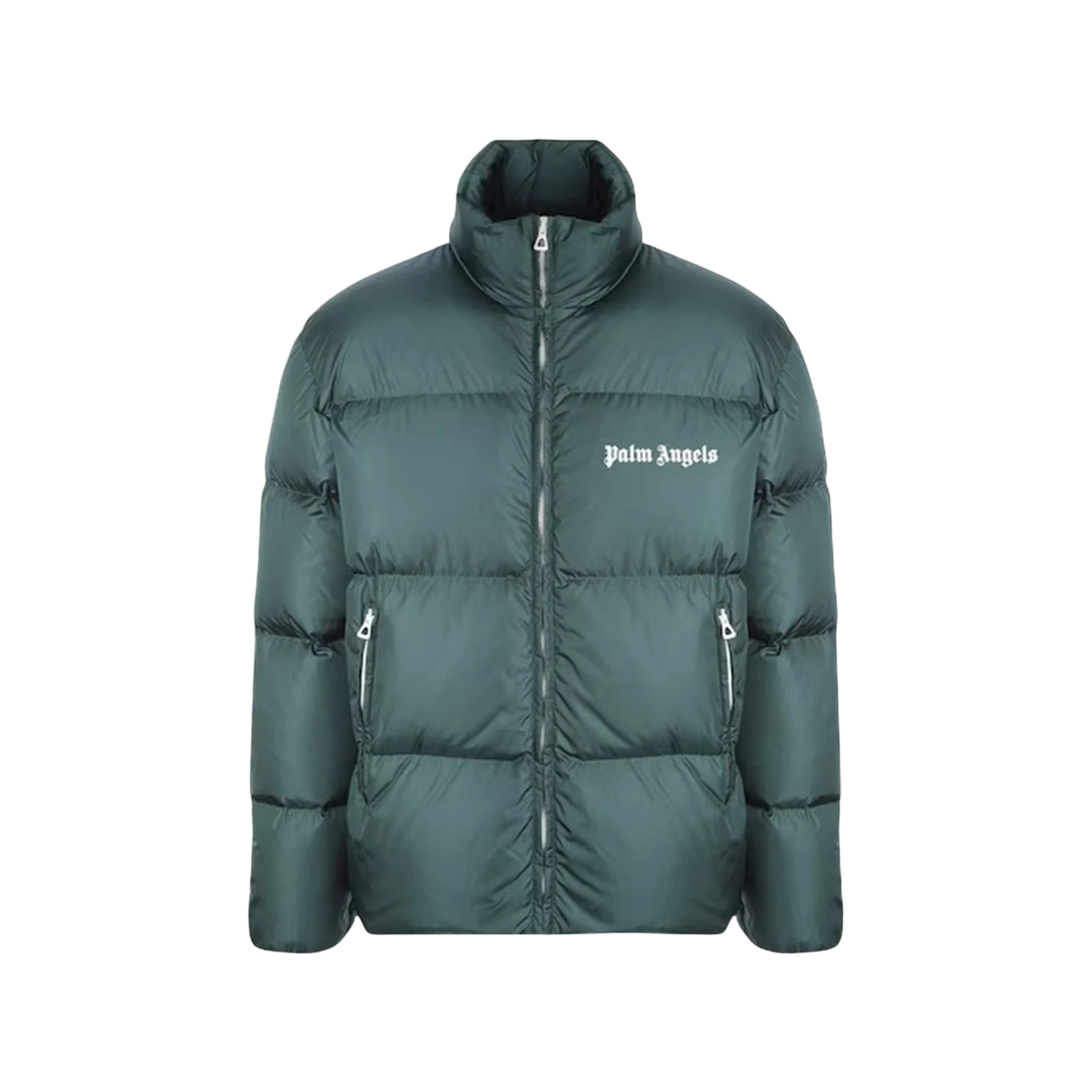 VESTE EN DUVET PALM ANGELS CLASSIC TRACK VERT/BLANC