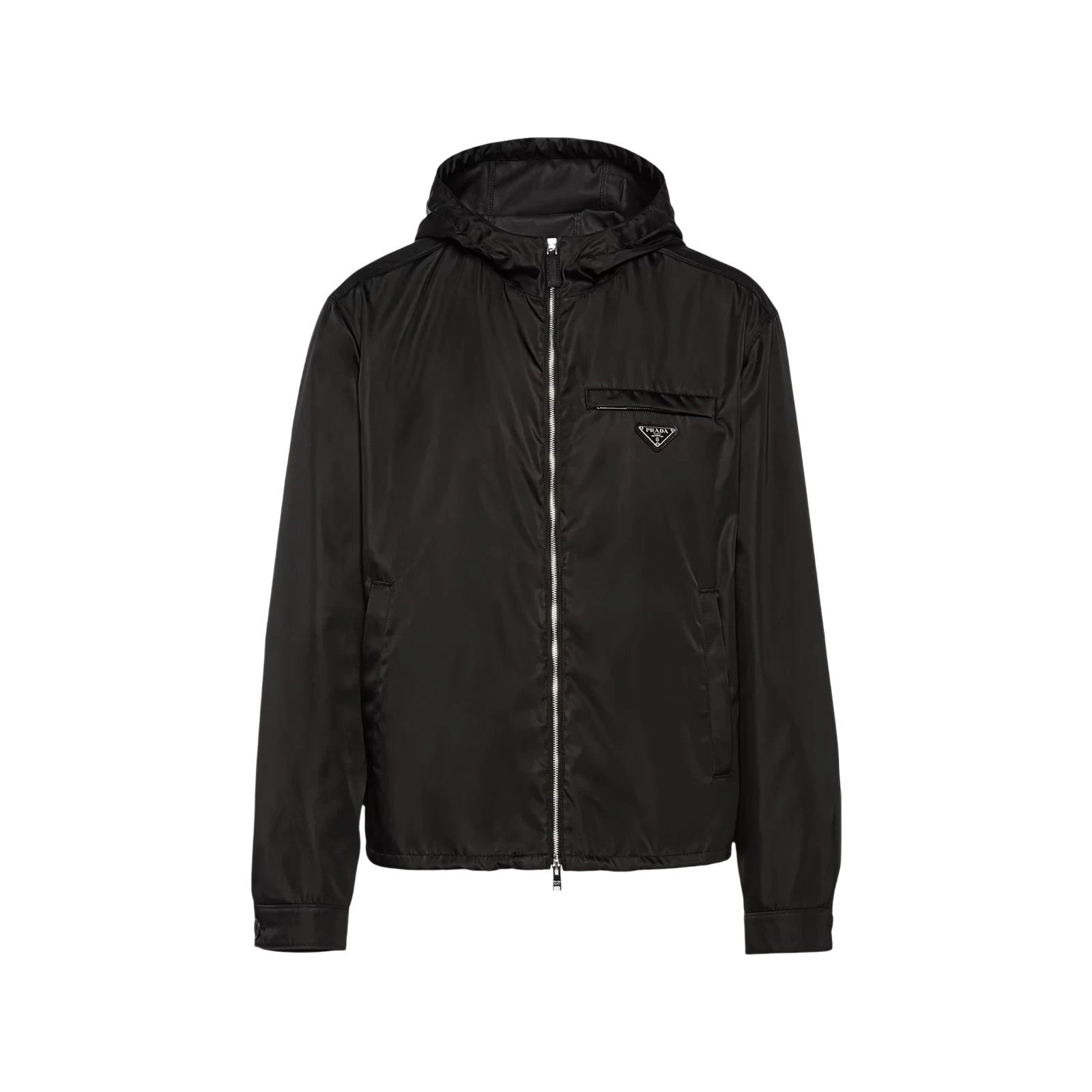 BLOUSON EN RE-NYLON À CAPUCHE