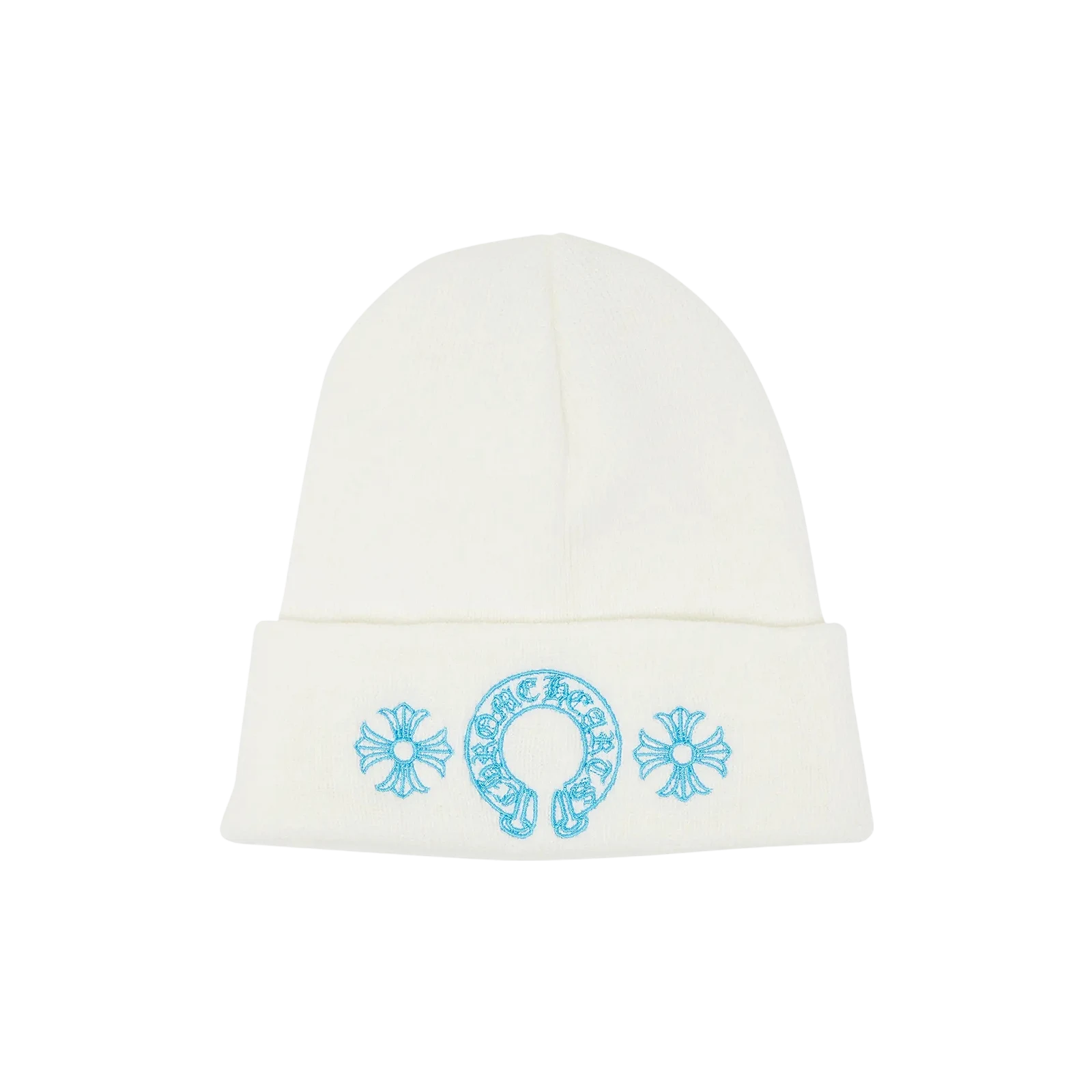 MIAMI EXCLUSIVE HORSESHOE BEANIE « WHITE/BLUE »