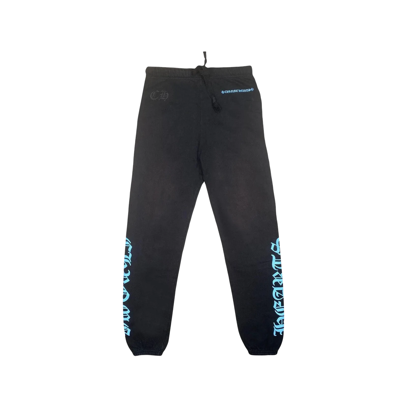 DRAWSTRING LOGO SWEATPANTS « BLACK/BLUE »