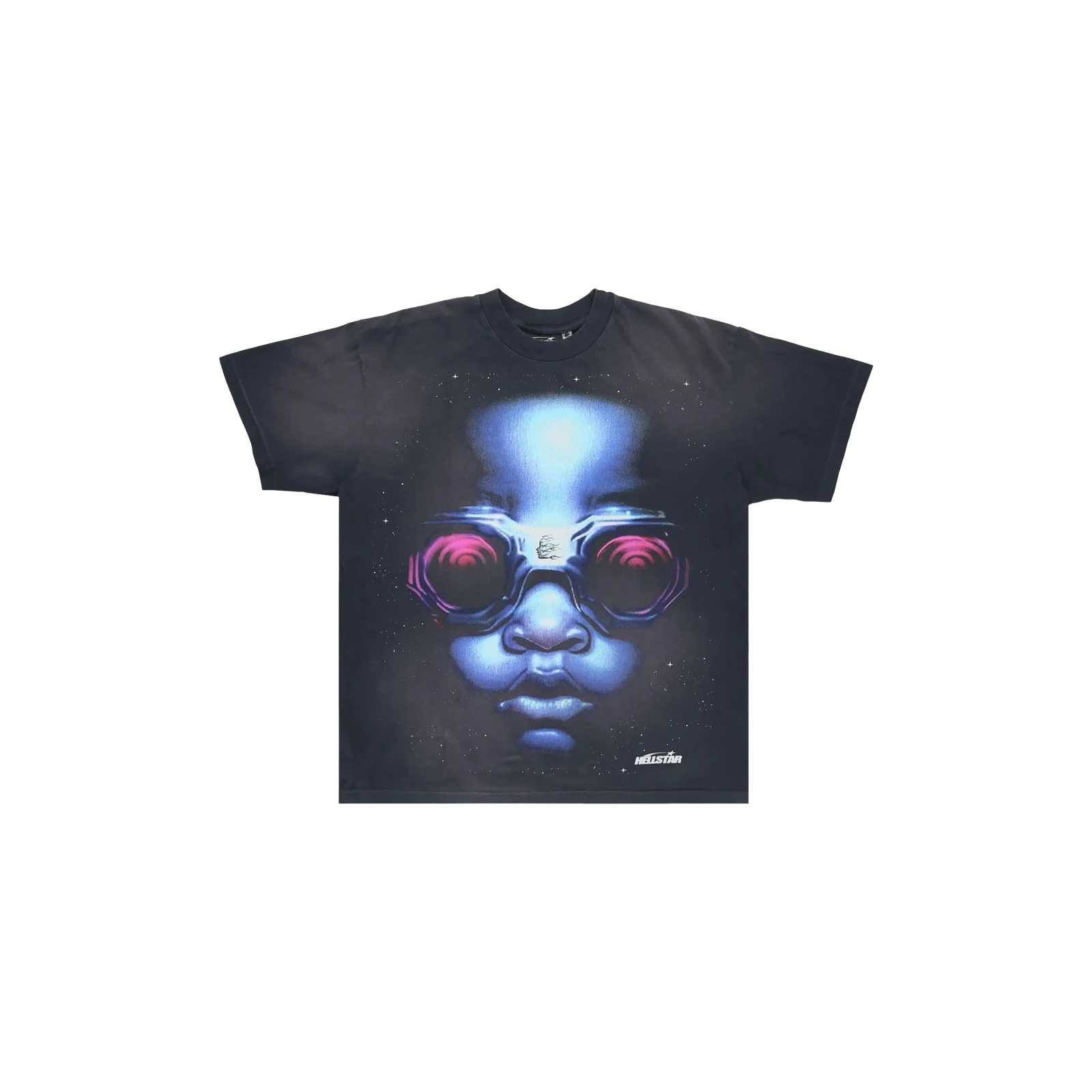GOGGLE T-SHIRT « BLACK/BLUE »