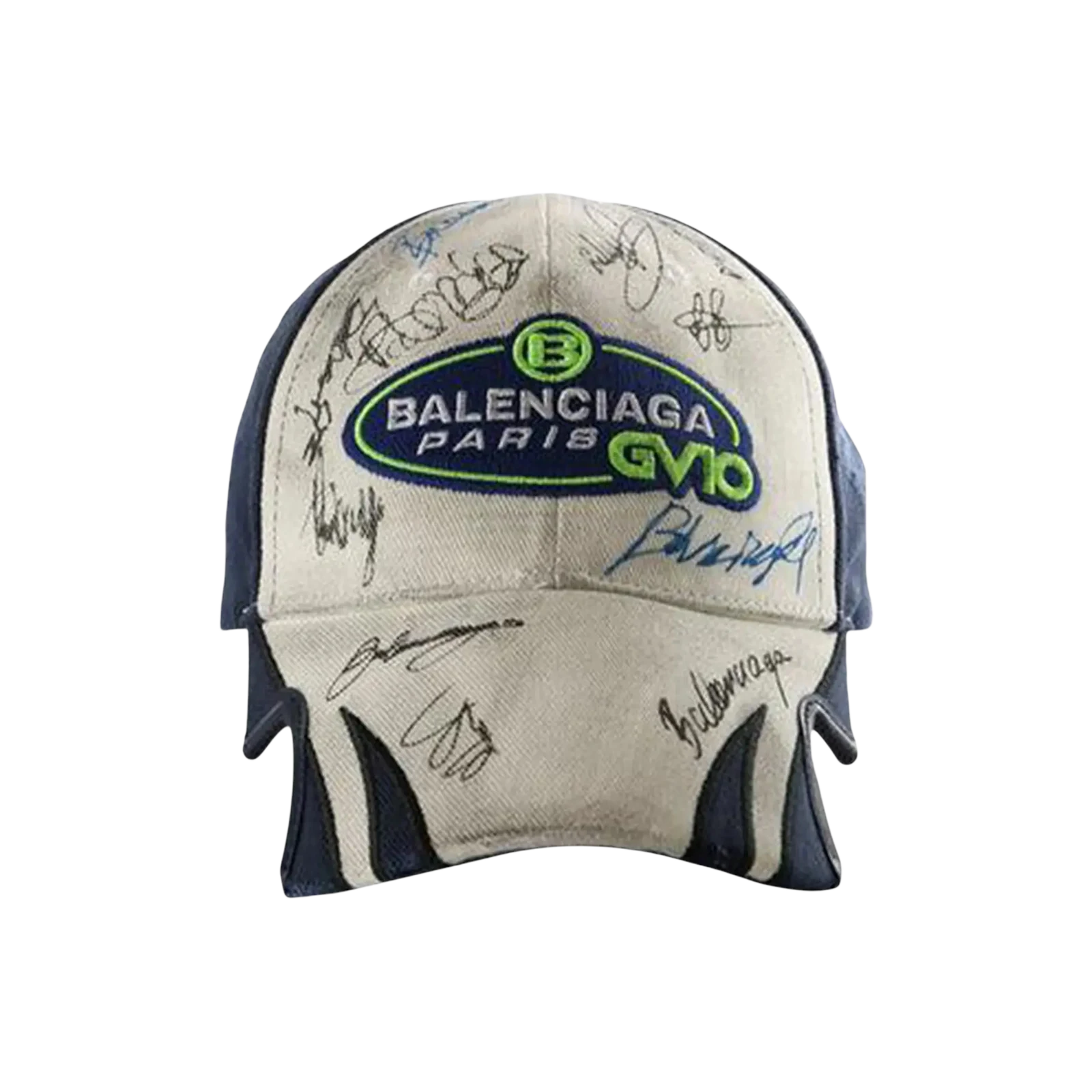 SCRIBBLE CAP « DIRTY WHITE/BLUE »