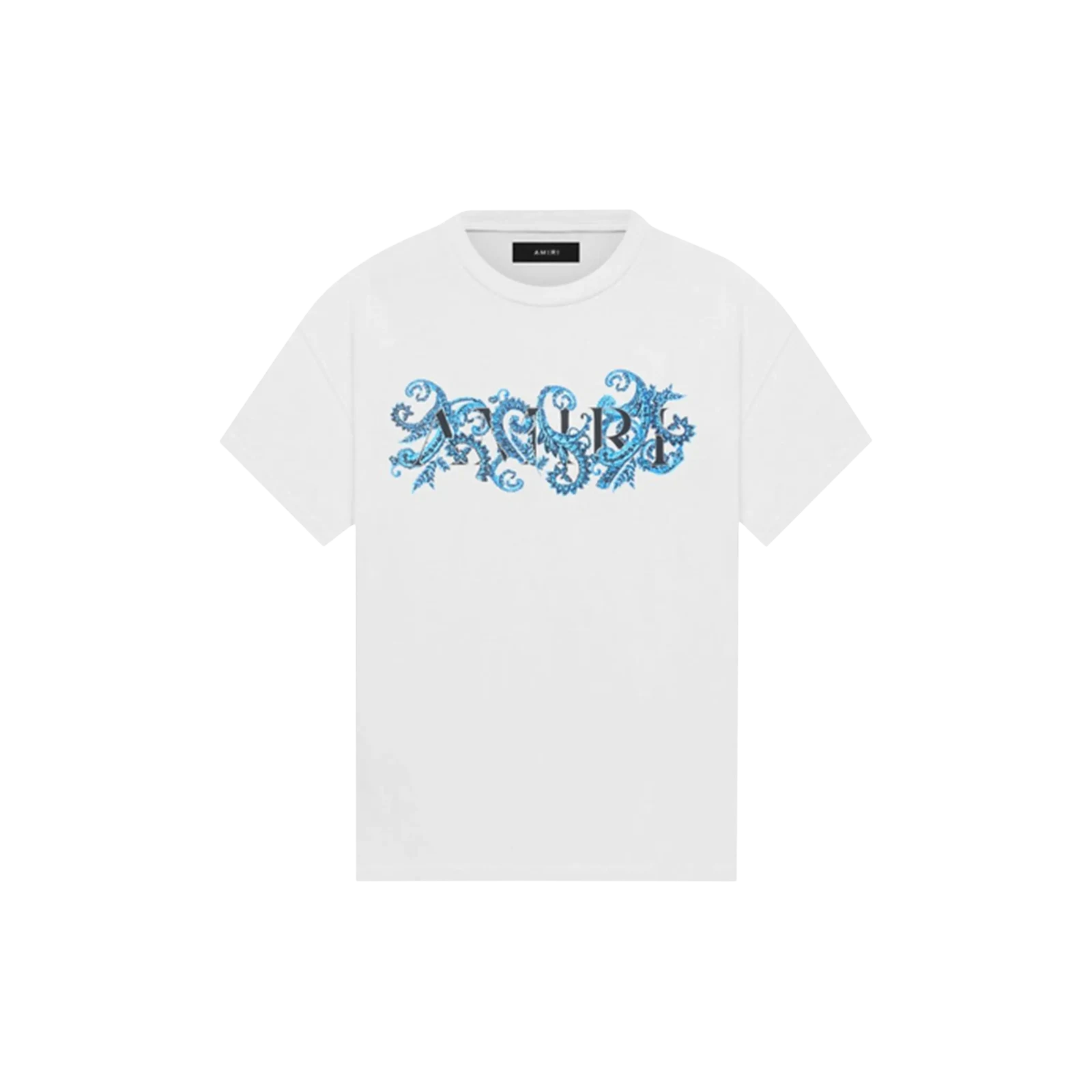CORE LOGO PAISLEY ALLOVER TEE « WHITE/BLUE »