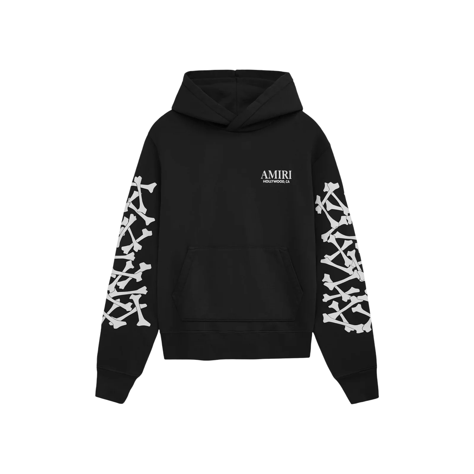 BONES STACKED HOODIE « BLACK »