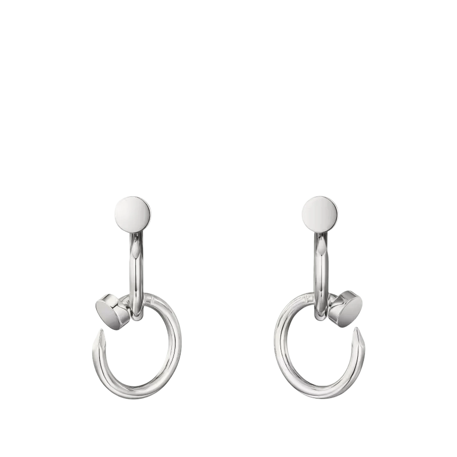 BOUCLES D’OREILLES JUSTE UN CLOU DOUBLE