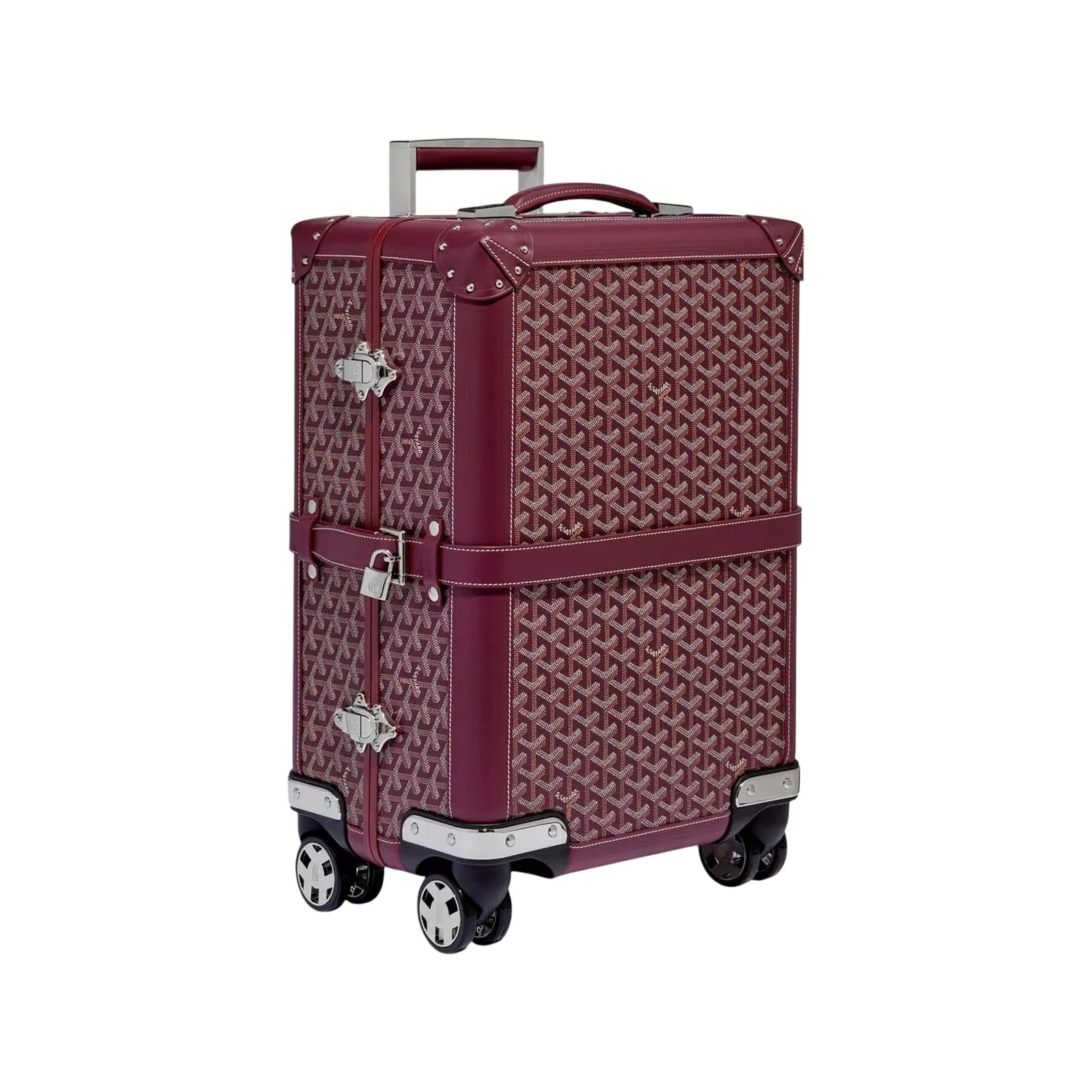 BOURGET PM TROLLEY CASE « BURGUNDY »
