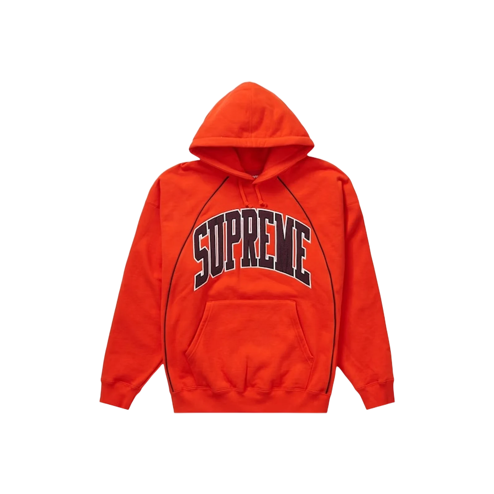 BOXY PIPING ARC HOODED « ORANGE »