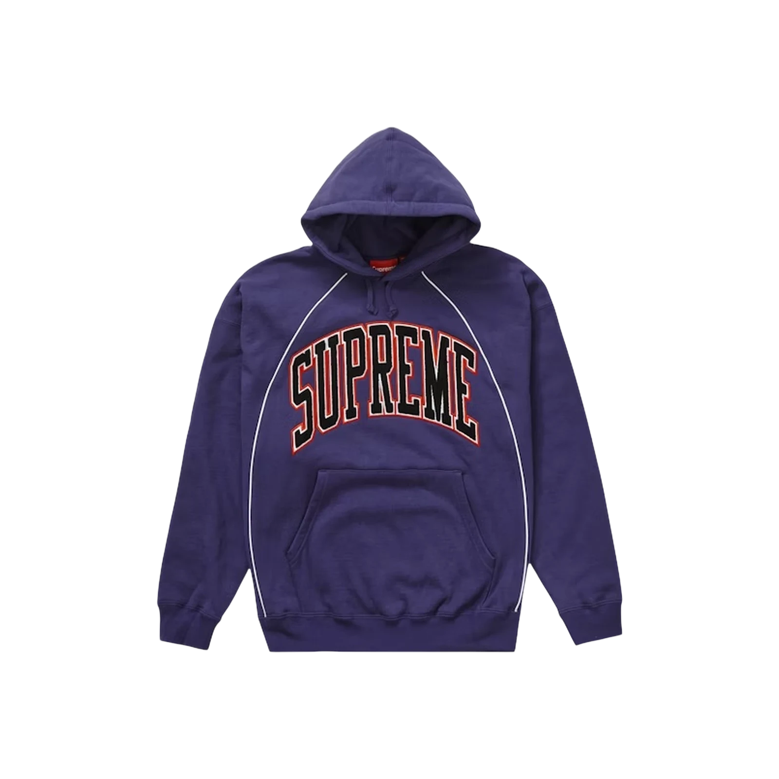 BOXY PIPING ARC HOODED « PURPLE »