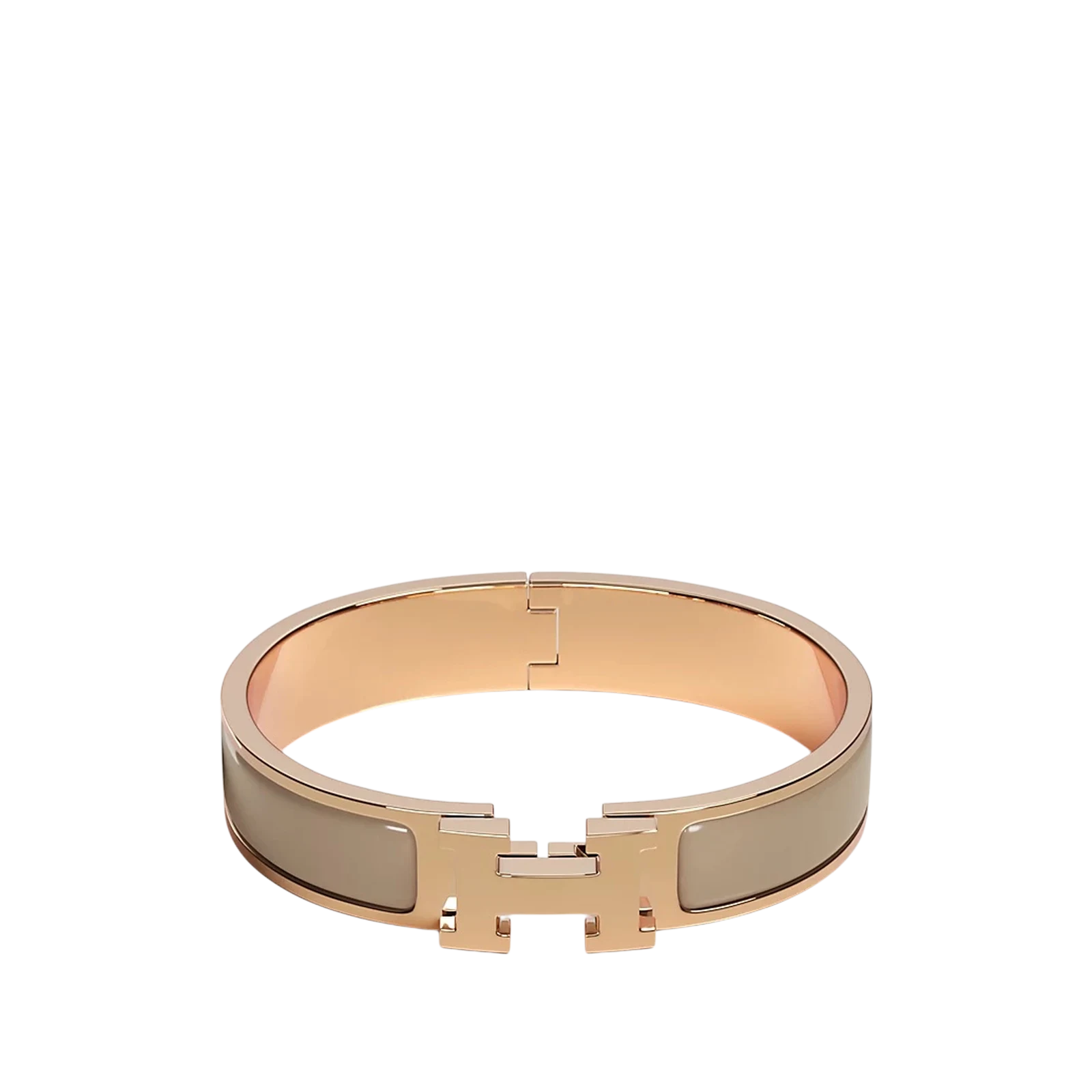 BRACELET CLIC H « LIGHT BROWN »