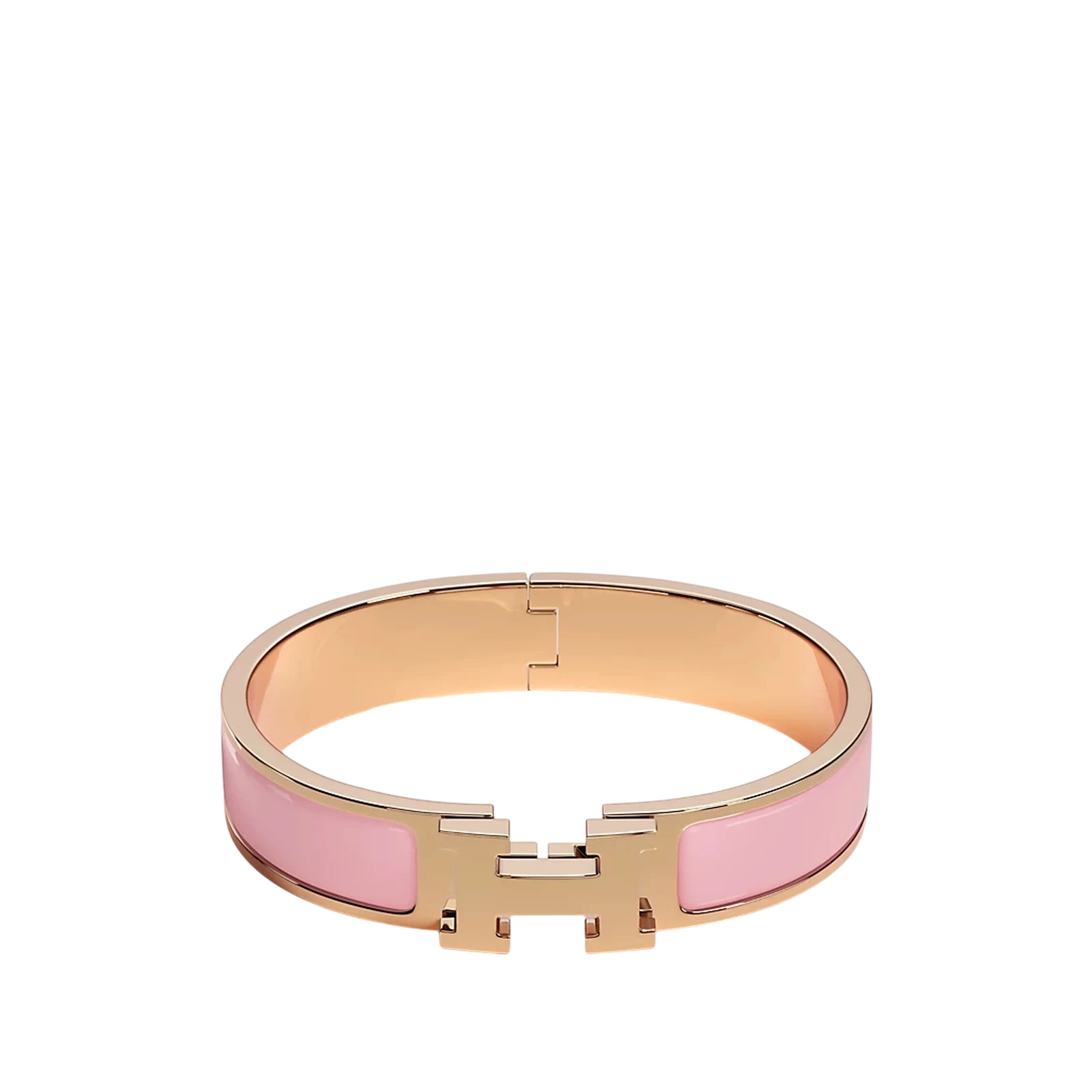 BRACELET CLIC H « LIGHT PINK »