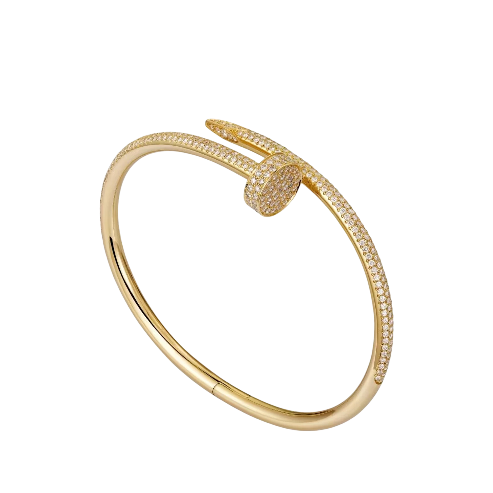 BRACELET JUSTE UN CLOU CLASSIQUE SEMI-PAVÉ