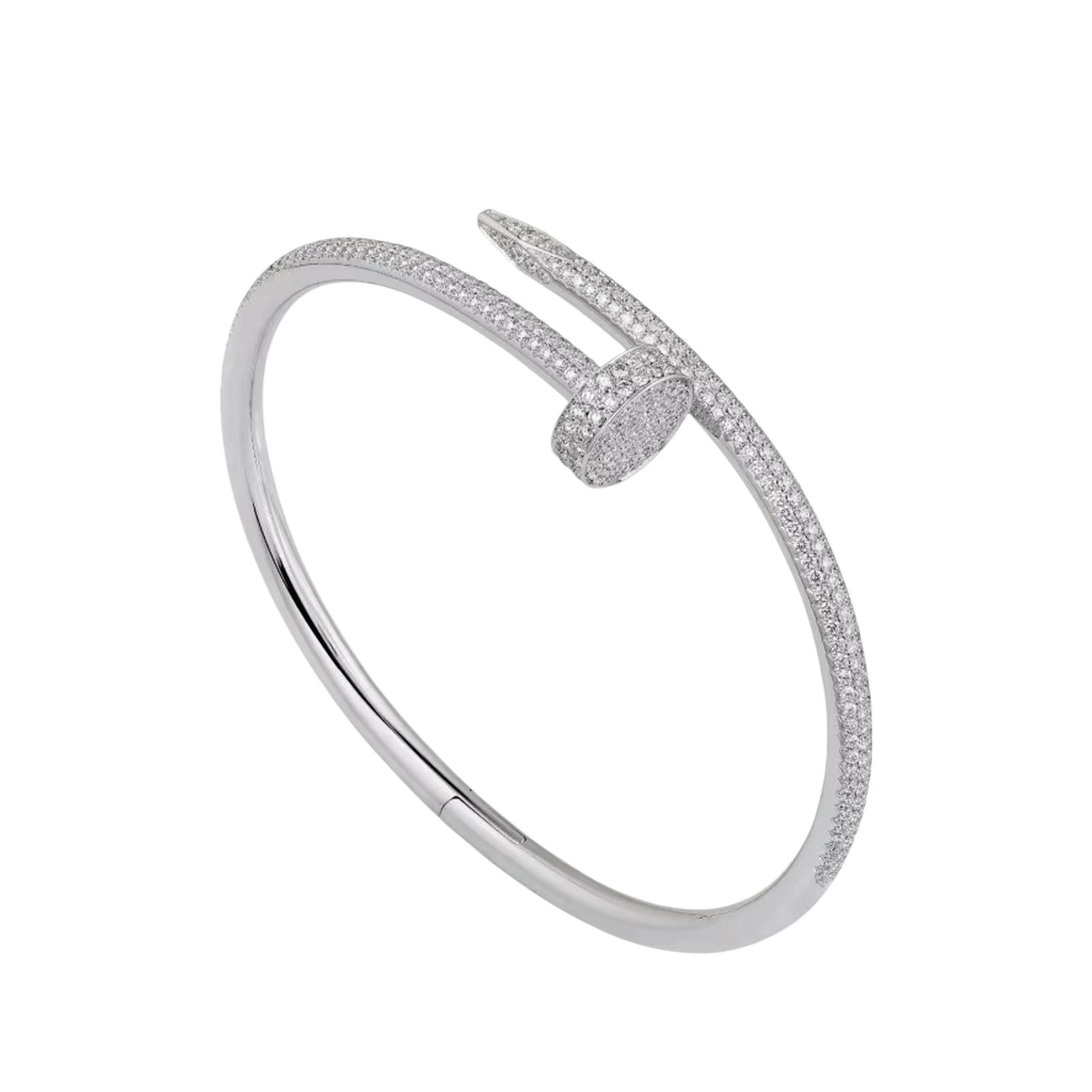 BRACELET JUSTE UN CLOU CLASSIQUE SEMI-PAVÉ