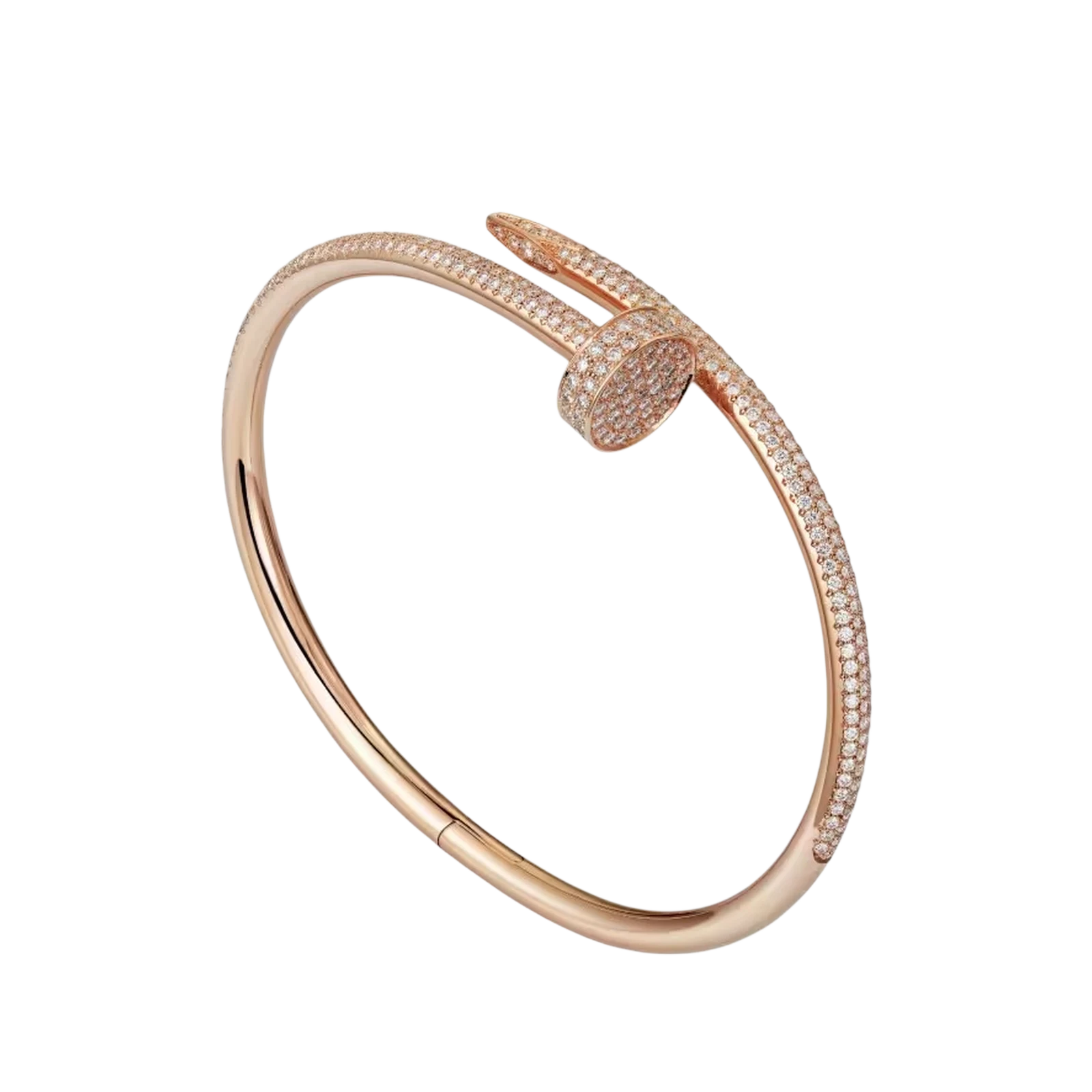 BRACELET JUSTE UN CLOU CLASSIQUE SEMI-PAVÉ