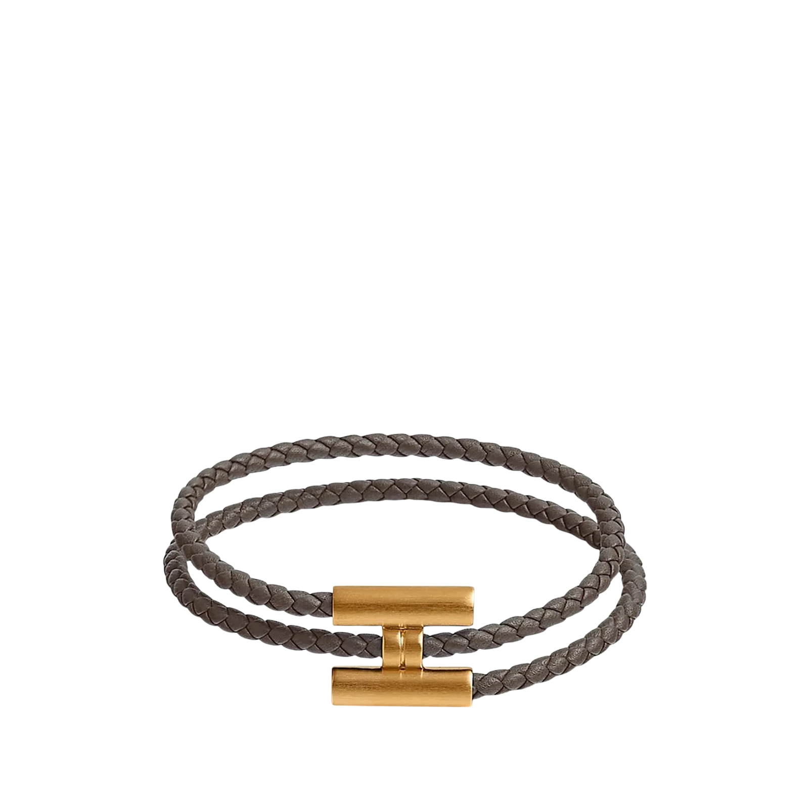 BRACELET TOURNIS TRESSÉ « GREY »