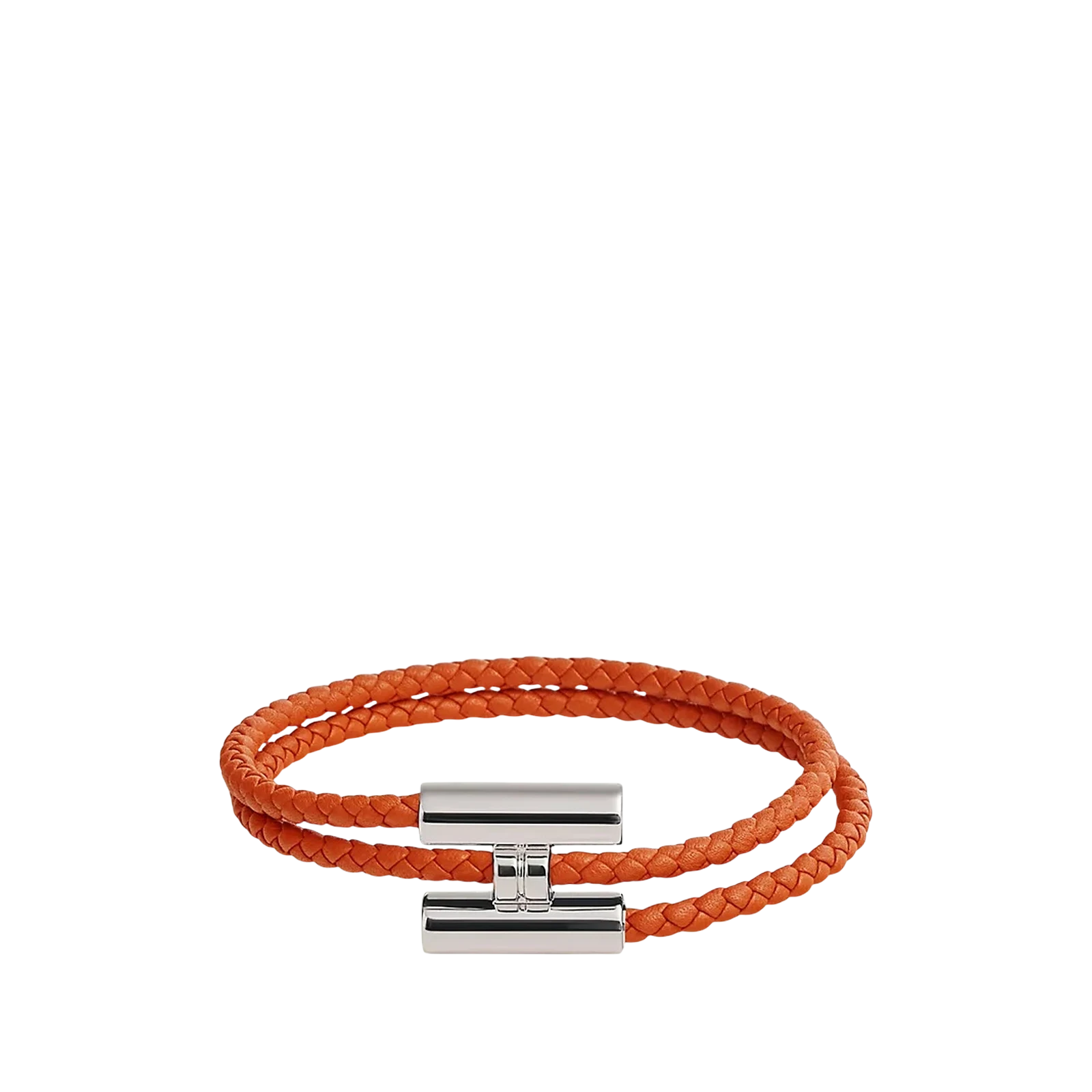 BRACELET TOURNIS TRESSÉ « ORANGE »