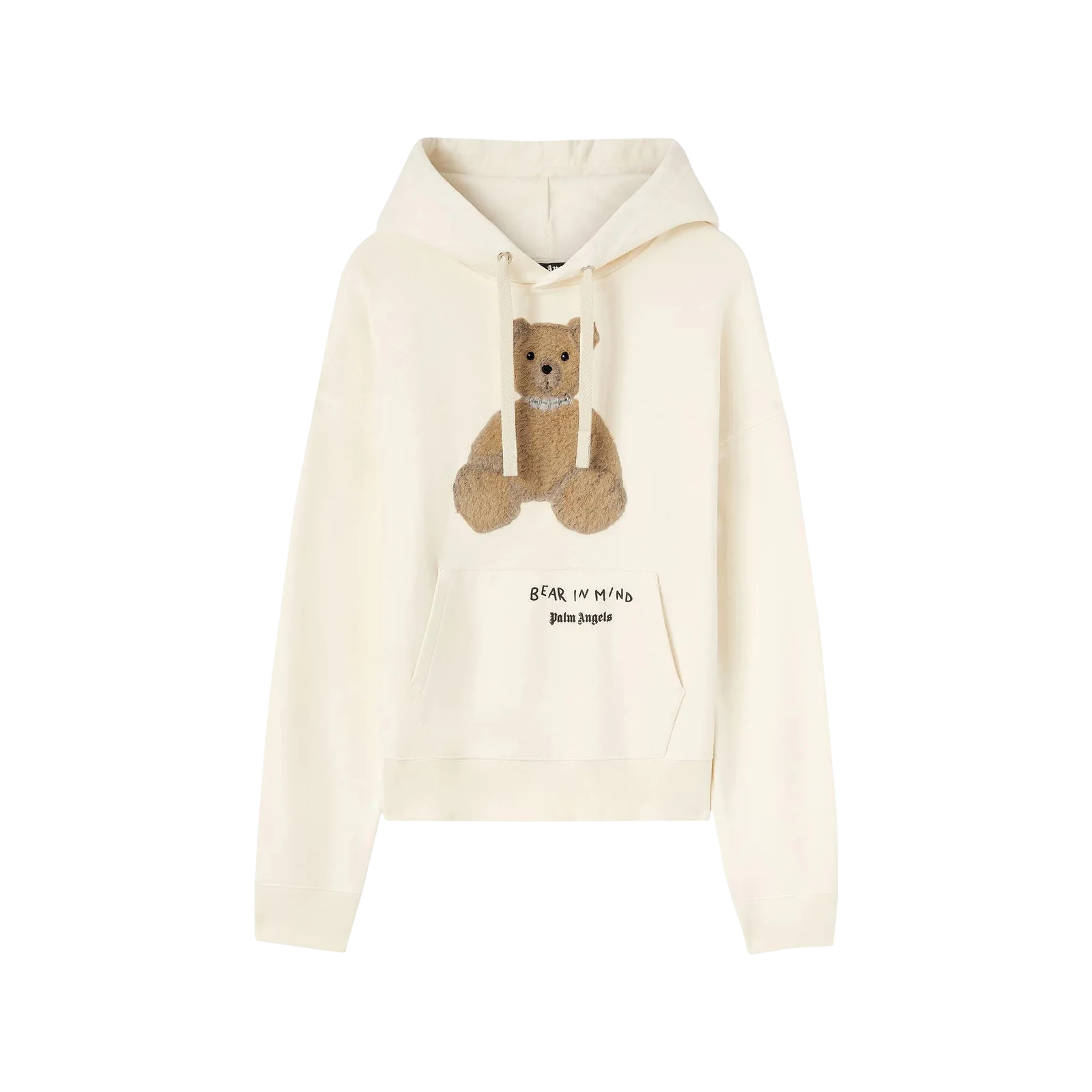 BEAR IN MIND HOODIE « OFF WHITE/BROWN »