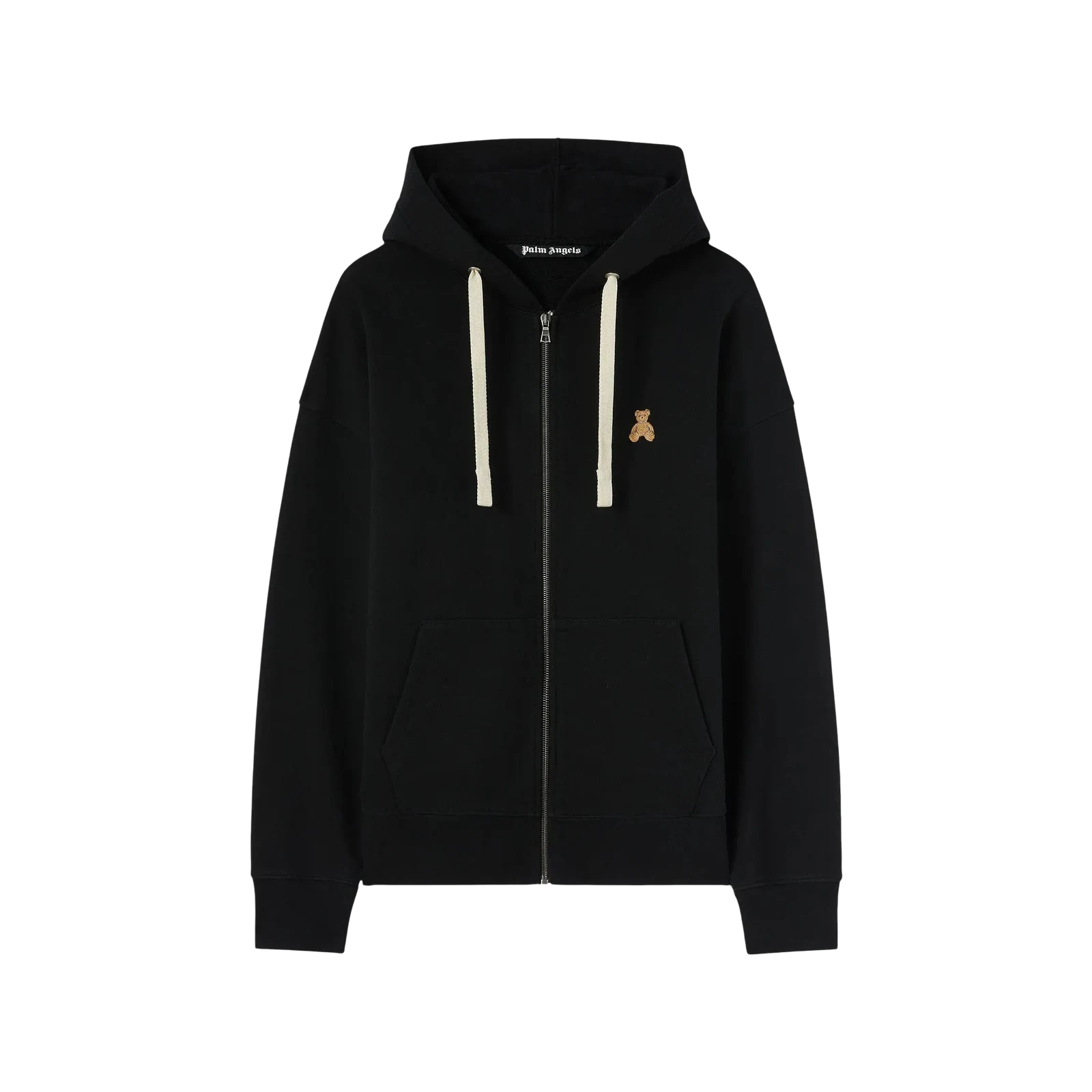 BEAR IN MIND ZIPPED HOODIE « BLACK/BROWN »