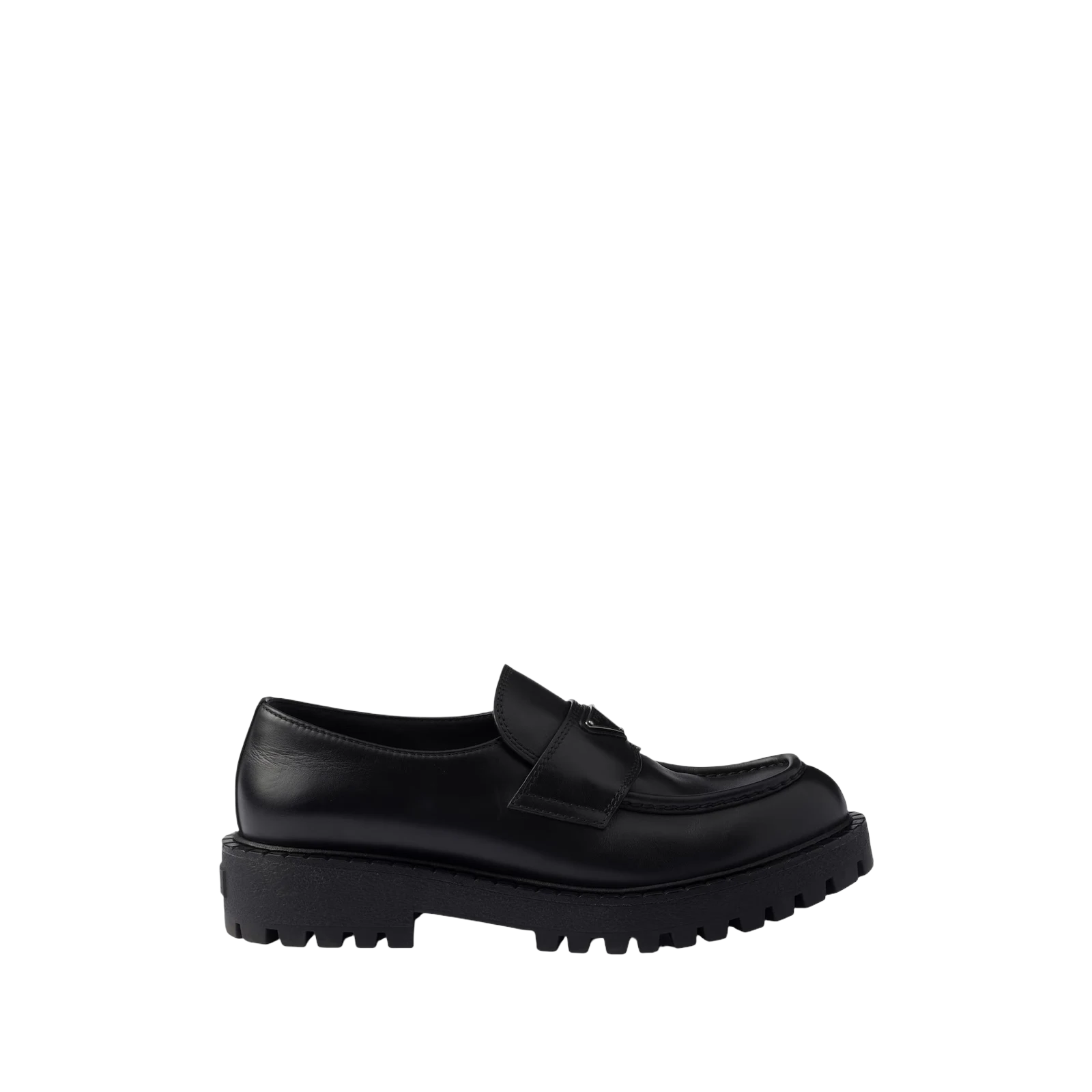 BRUSHED LEATHER LOAFERS