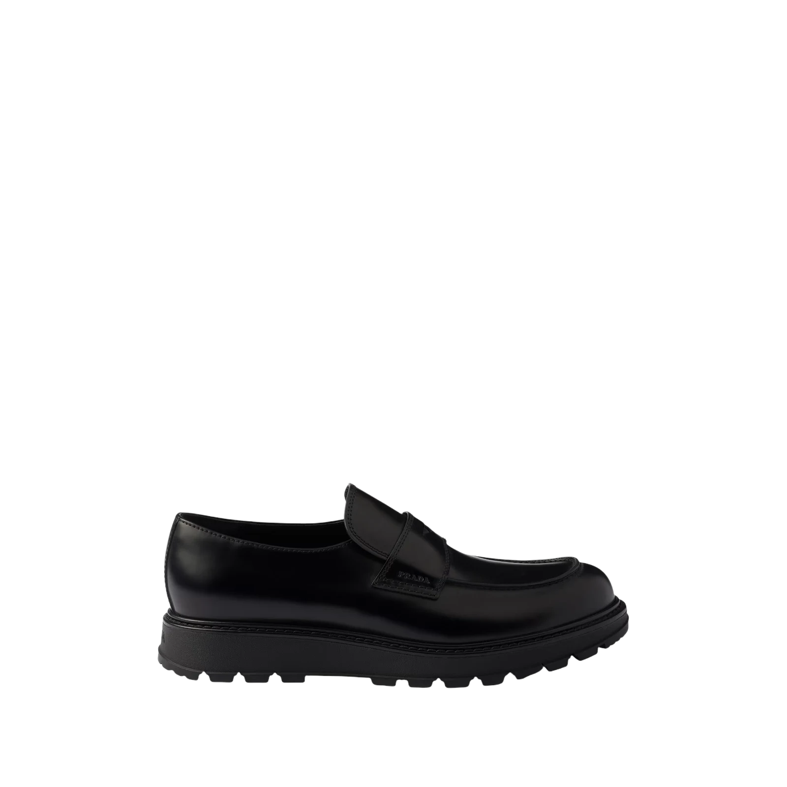 BRUSHED LEATHER LOAFERS