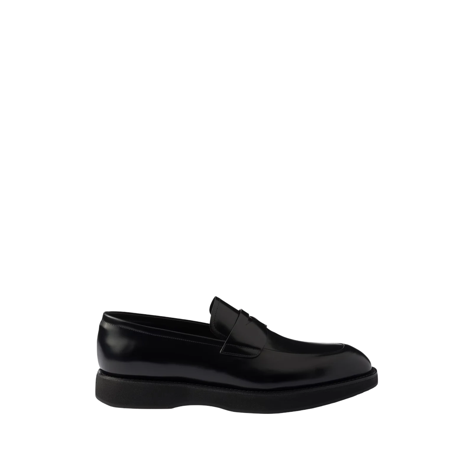 BRUSHED LEATHER LOAFERS