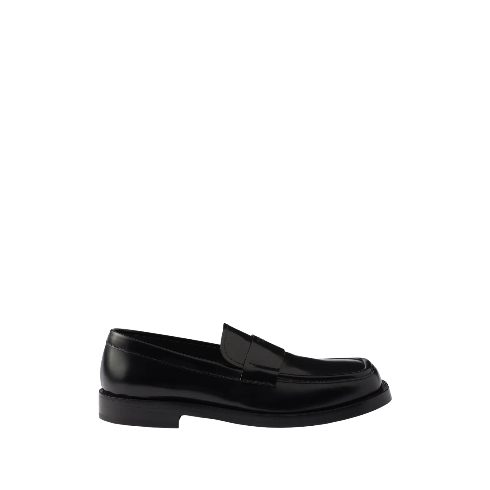 BRUSHED LEATHER LOAFERS