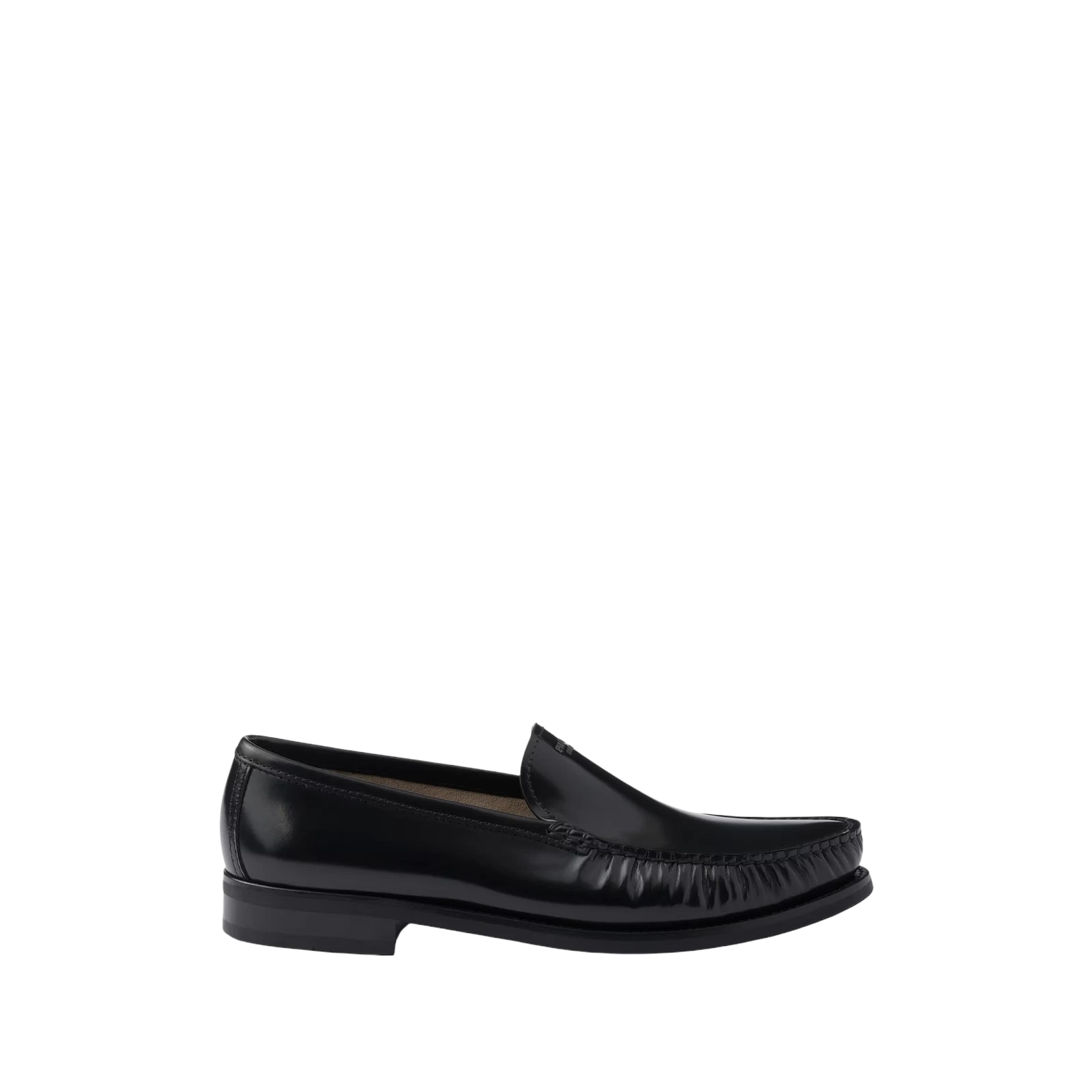 BRUSHED LEATHER LOAFERS