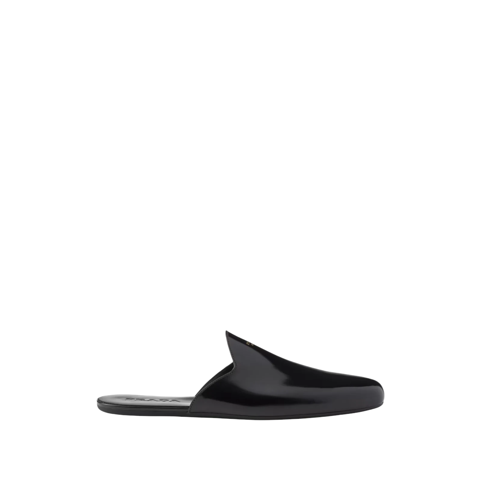 BRUSHED LEATHER SLIPPERS