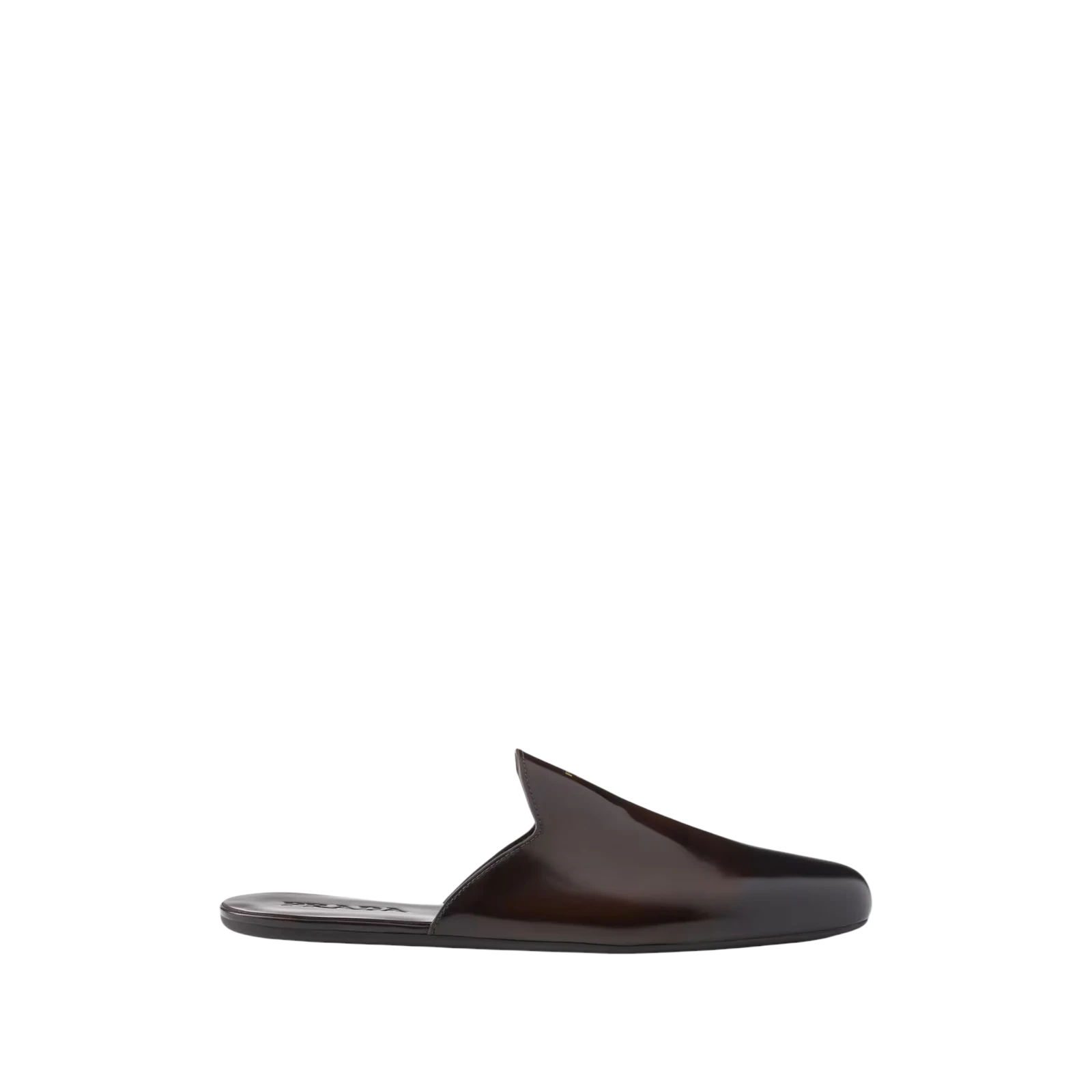 BRUSHED LEATHER SLIPPERS