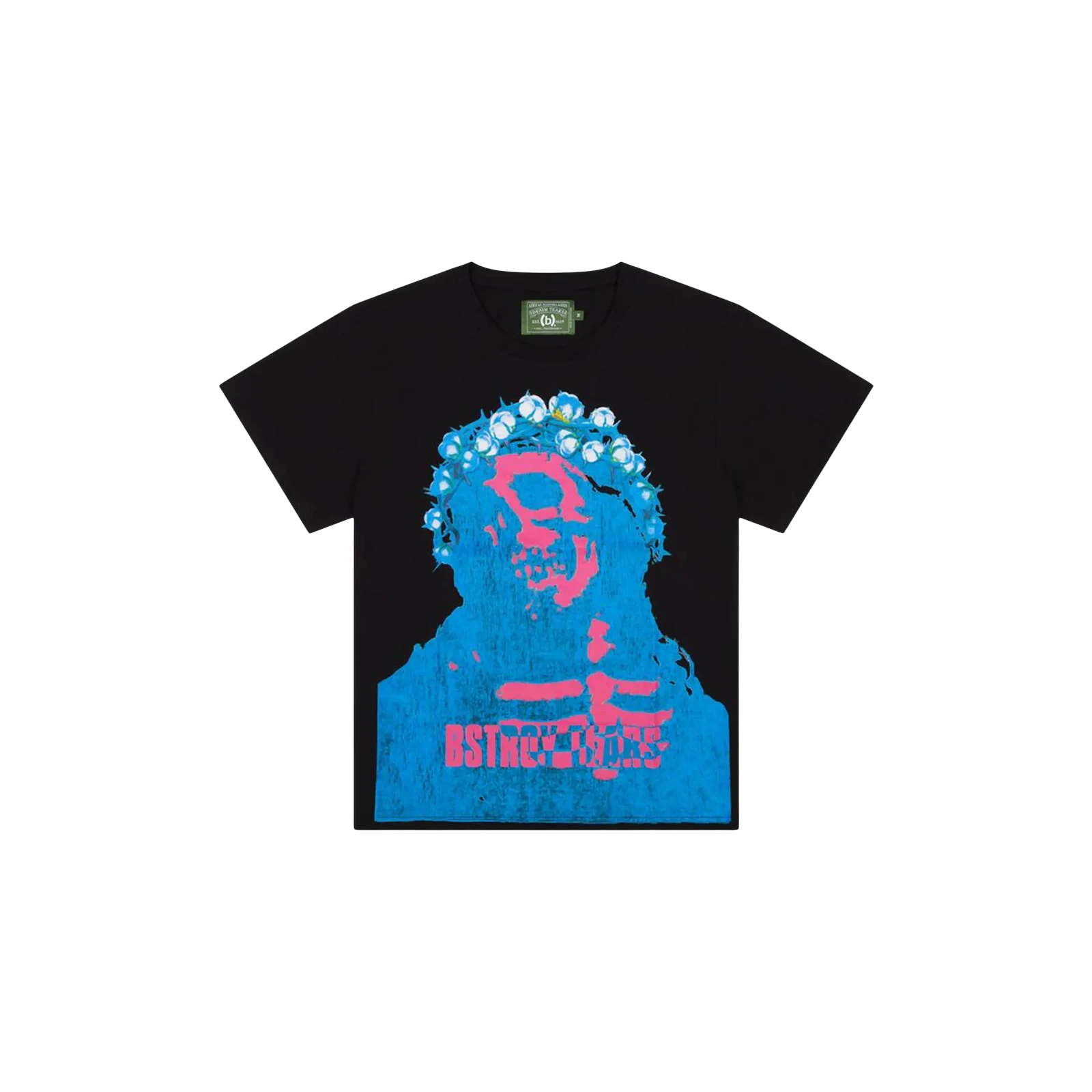 BSTROY X BSTROY TEARS CROWN MADE OF COTTON TEE « BLACK »