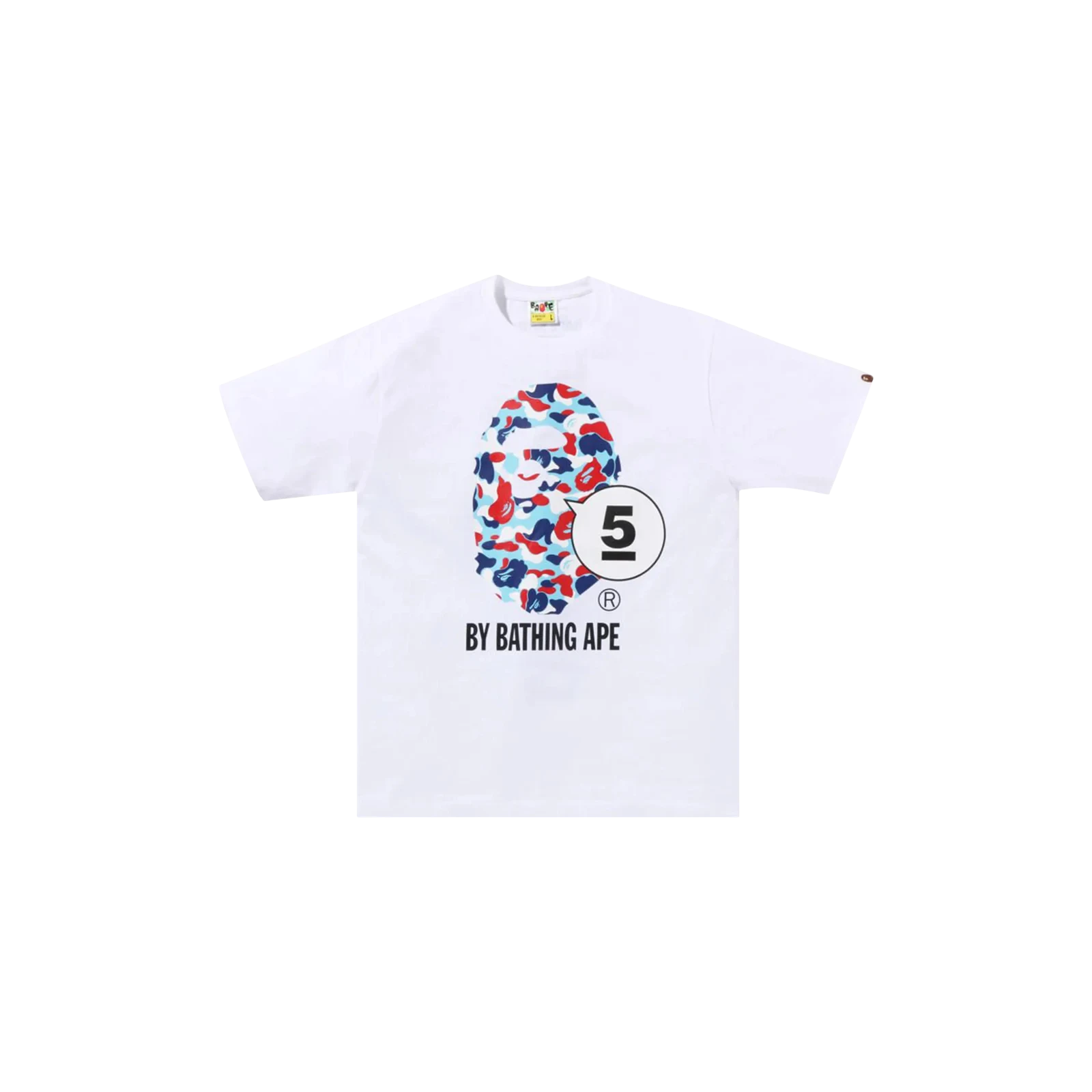 BY BATHING APE 5TH ANNIVERSARY PARIS T-SHIRT « WHITE »