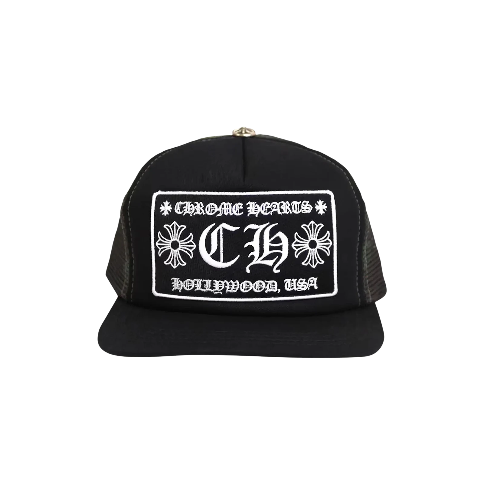 CH HOLLYWOOD TRUCKER HAT « BLACK/CAMO »