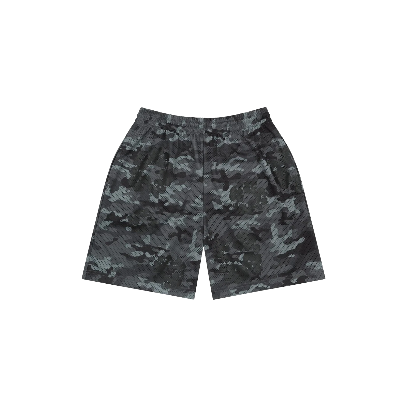 CAMO COTTON WREATH MESH SHORTS « BLACK »