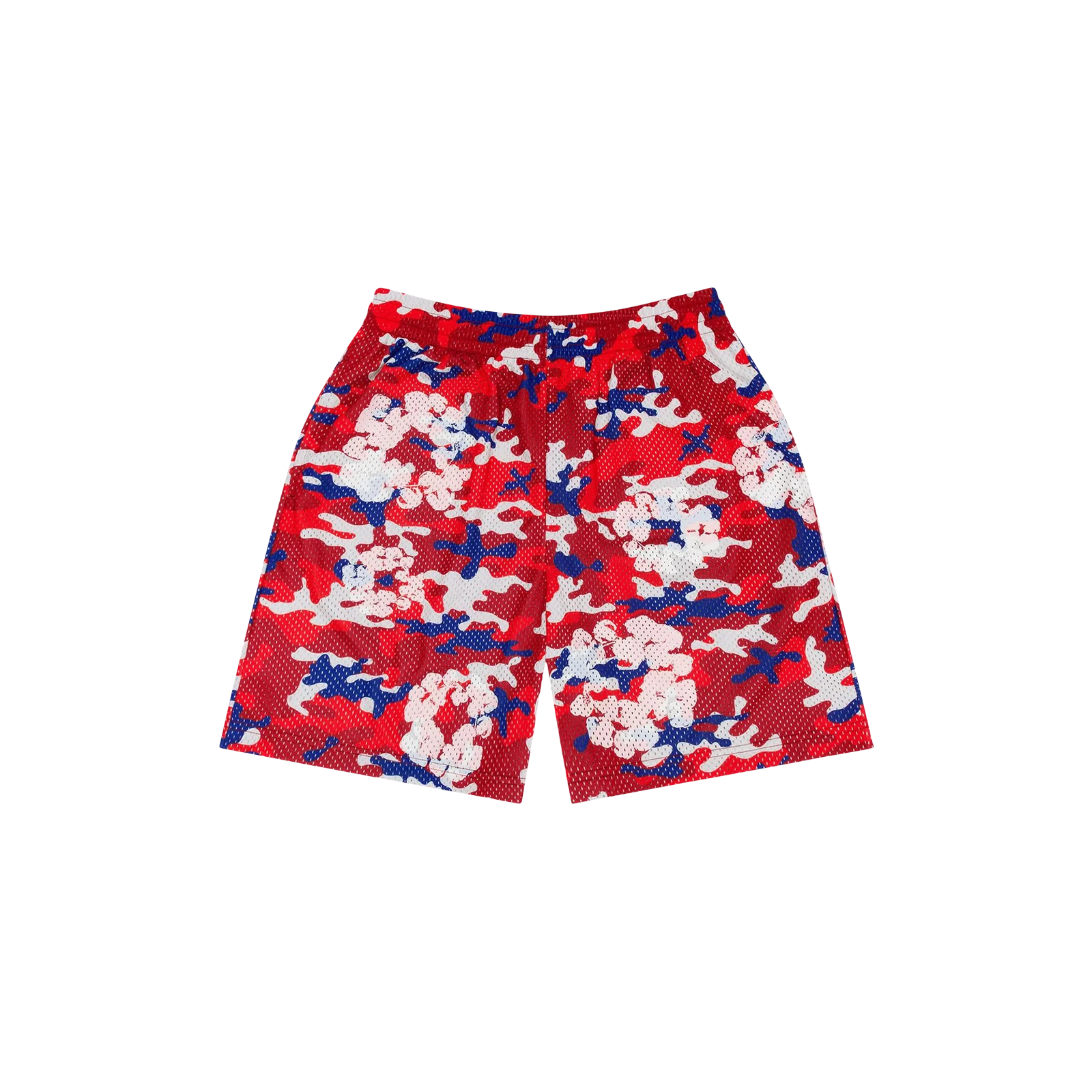 CAMO COTTON WREATH MESH SHORTS « RED »