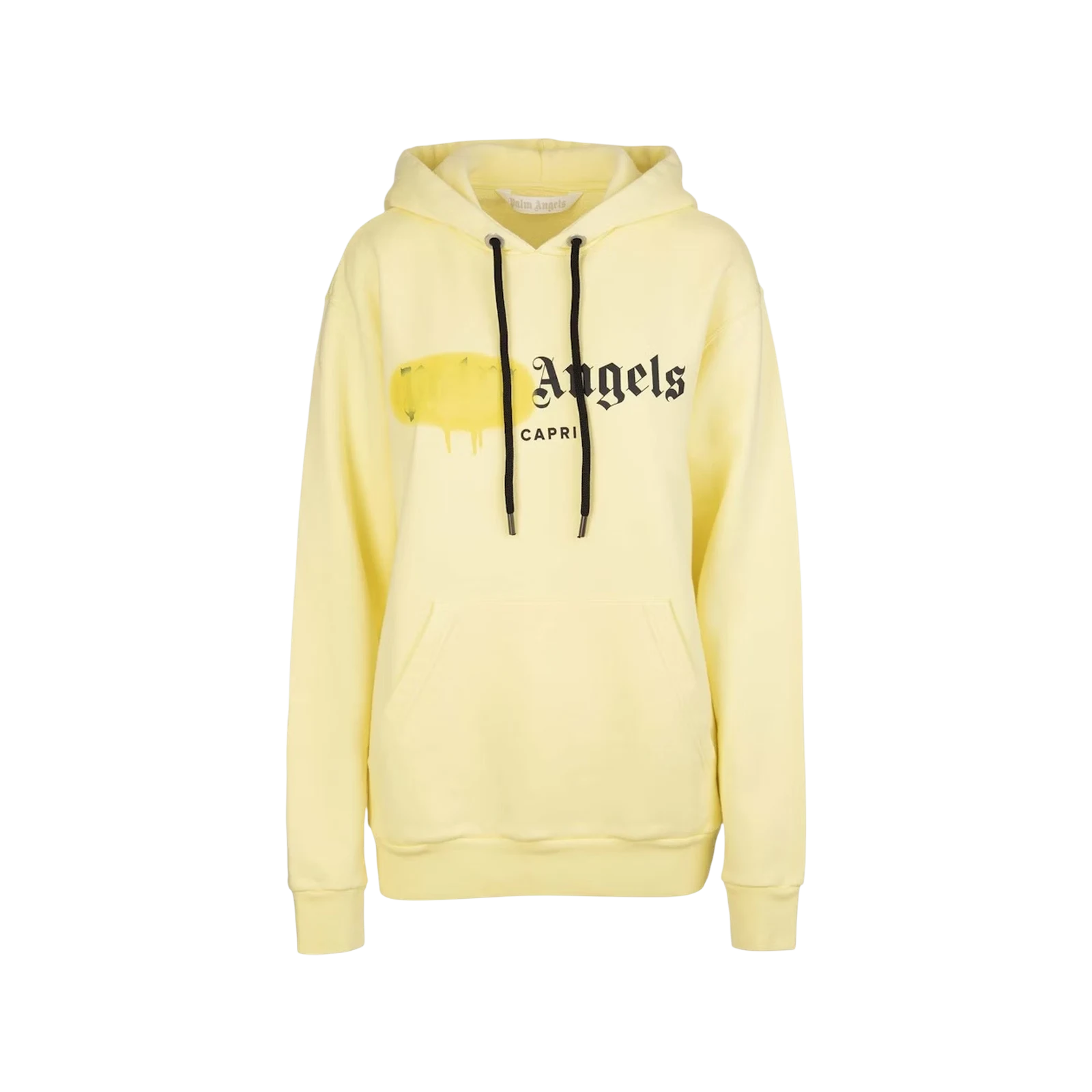 CAPRI SPRAYED LOGO HOODIE « YELLOW »