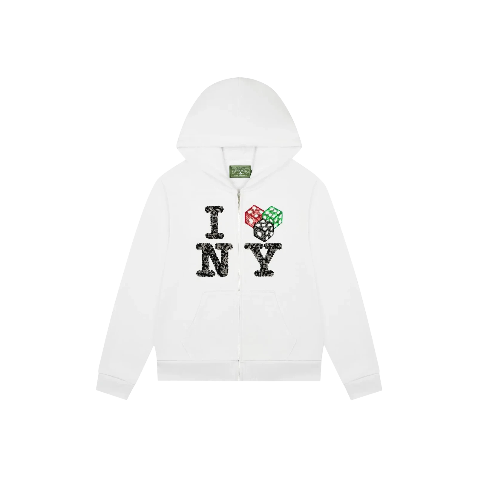 CEE-LO NY ZIP HOODIE « WHITE »