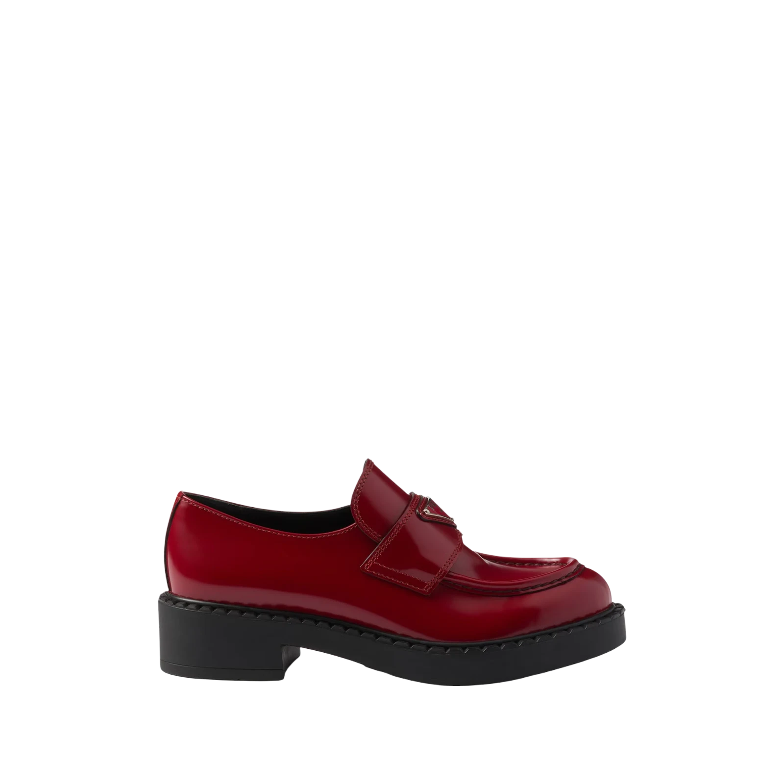 CHOCOLATE BRUSHED LEATHER LOAFERS