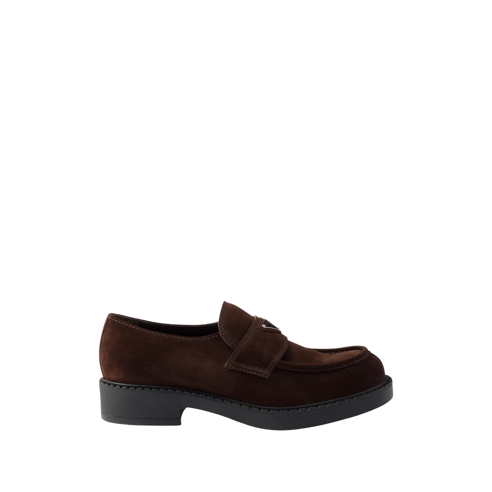 CHOCOLATE SUEDE LOAFERS