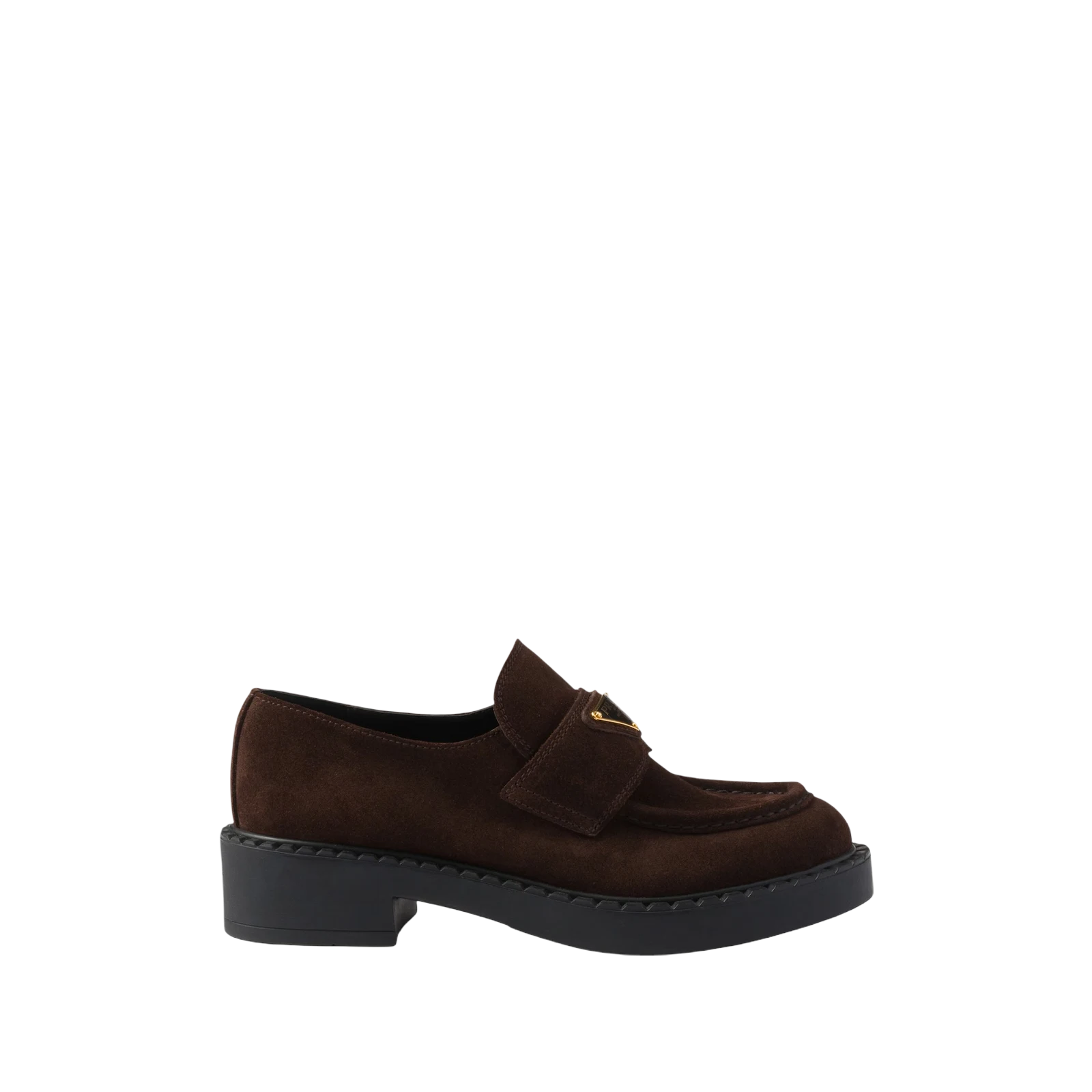 CHOCOLATE SUEDE LOAFERS