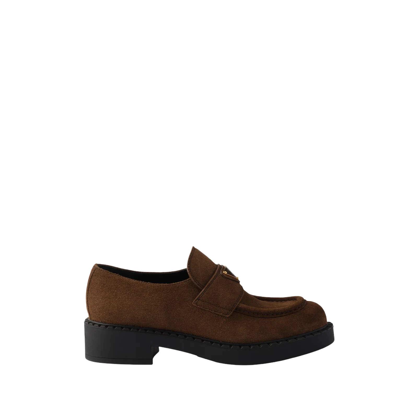 CHOCOLATE SUEDE LOAFERS