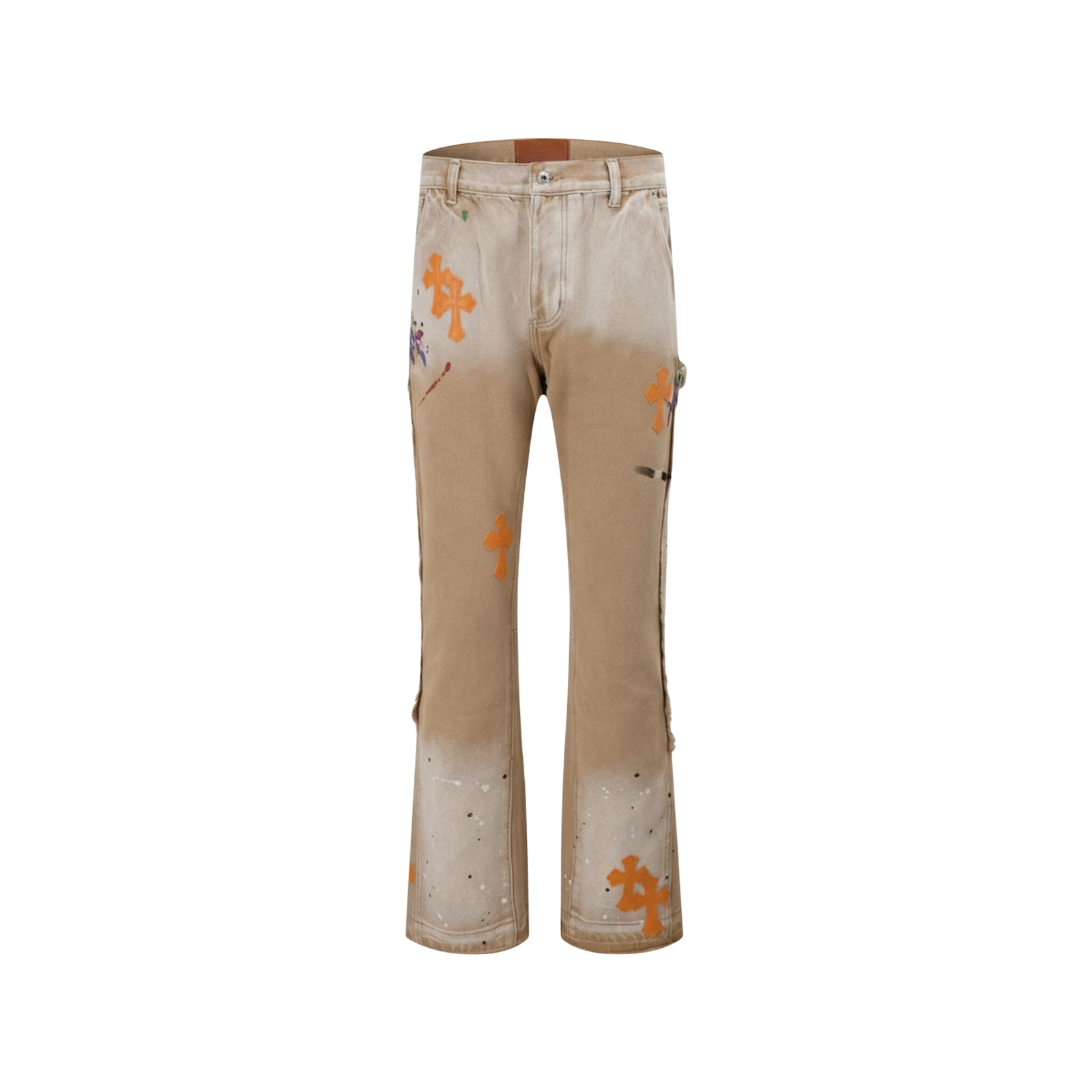 CROSS PATCH JEANS « ORANGE »