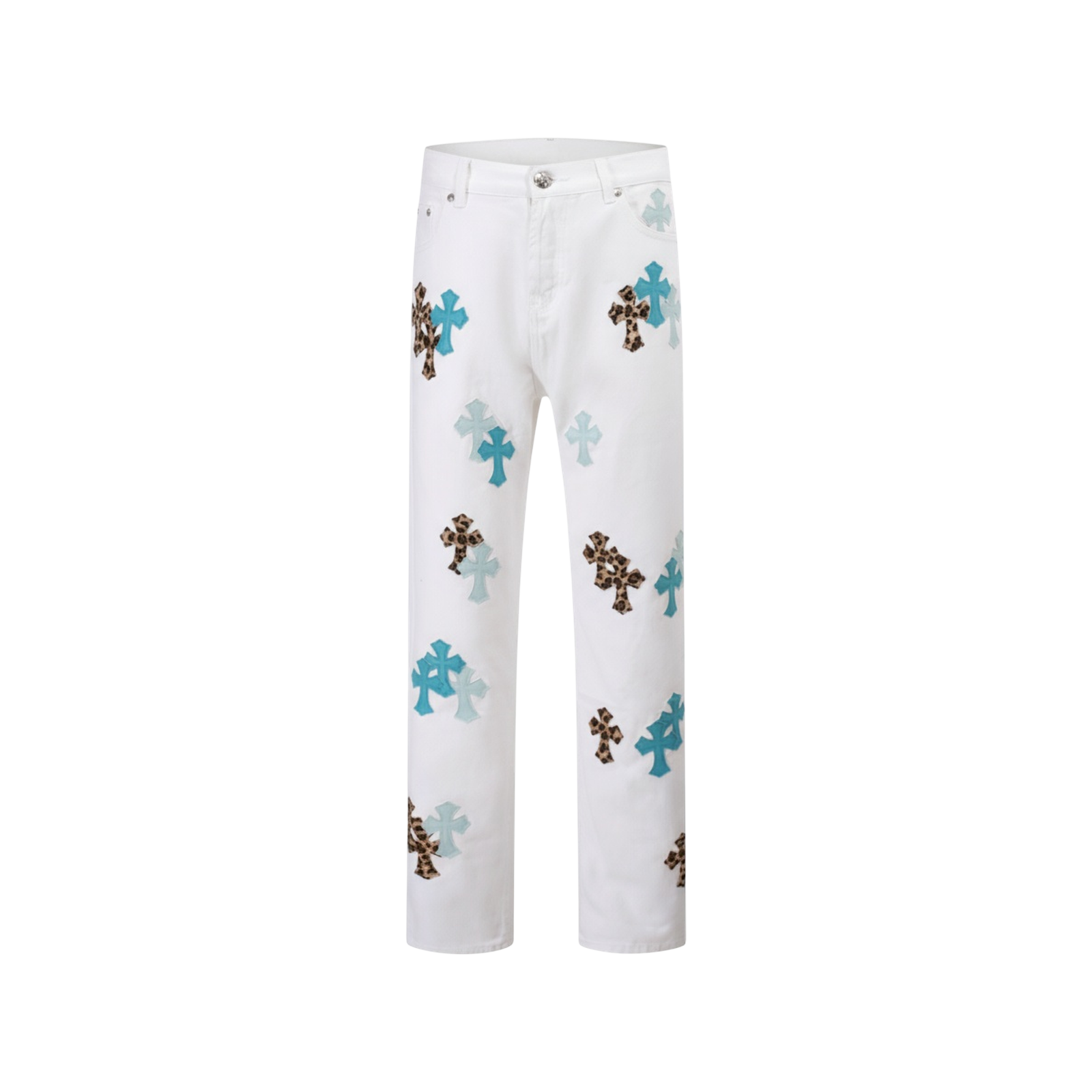 CROSS PATCH JEANS « BLUE LEOPARD »