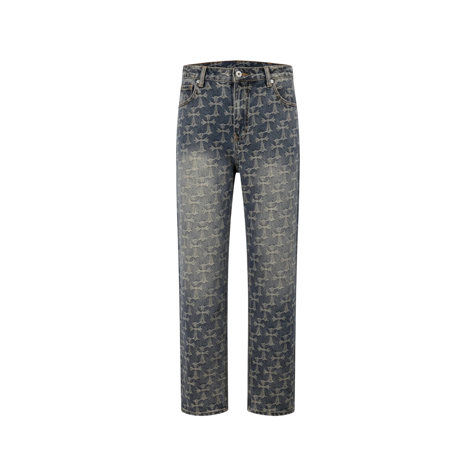 CROSS PATCH JEANS « MONOGRAM »