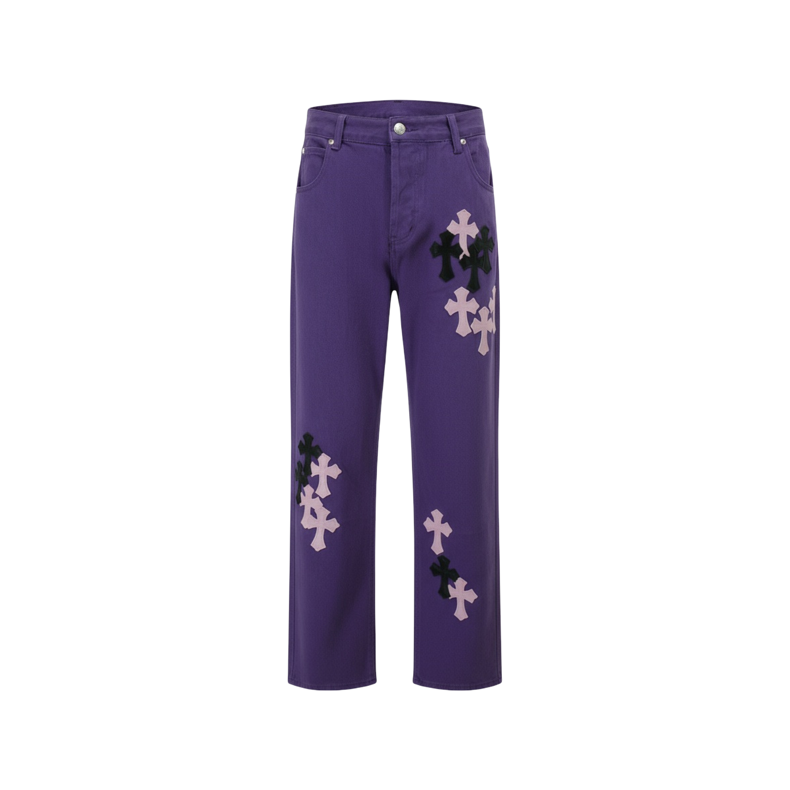 CROSS PATCH JEANS « PINK BLACK »