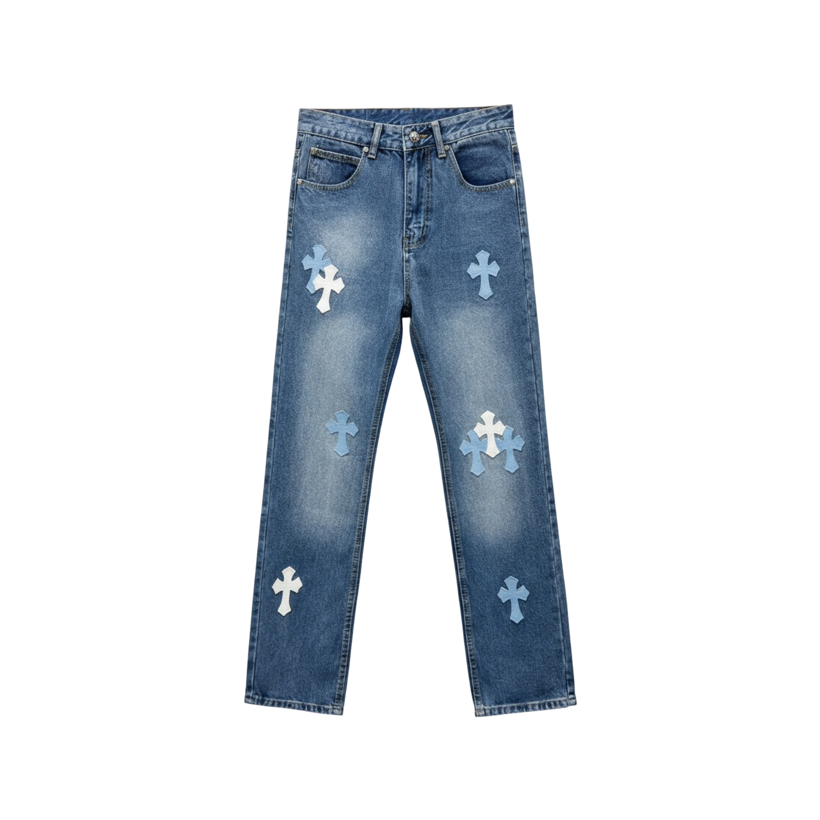 CROSS PATCH CHENGDU JEANS « BLUE WHITE »